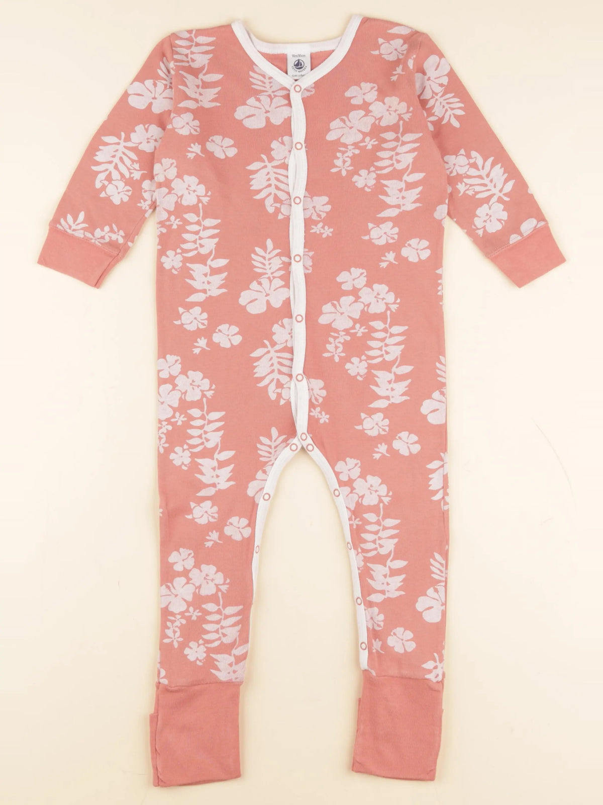 Petit Bateau - pyjama coton rose - 18 mois