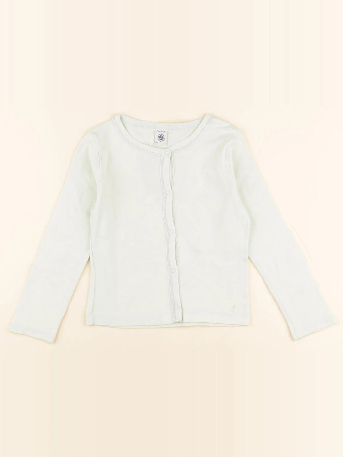 Petit Bateau - tee-shirt vert - 5 ans