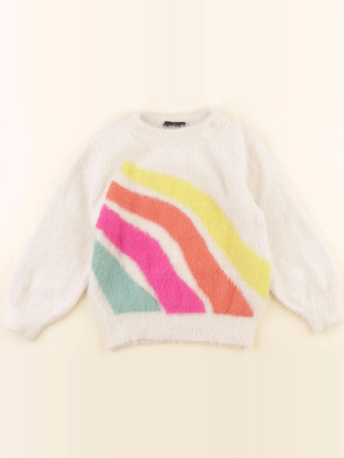 Monoprix - pull beige - 5 ans