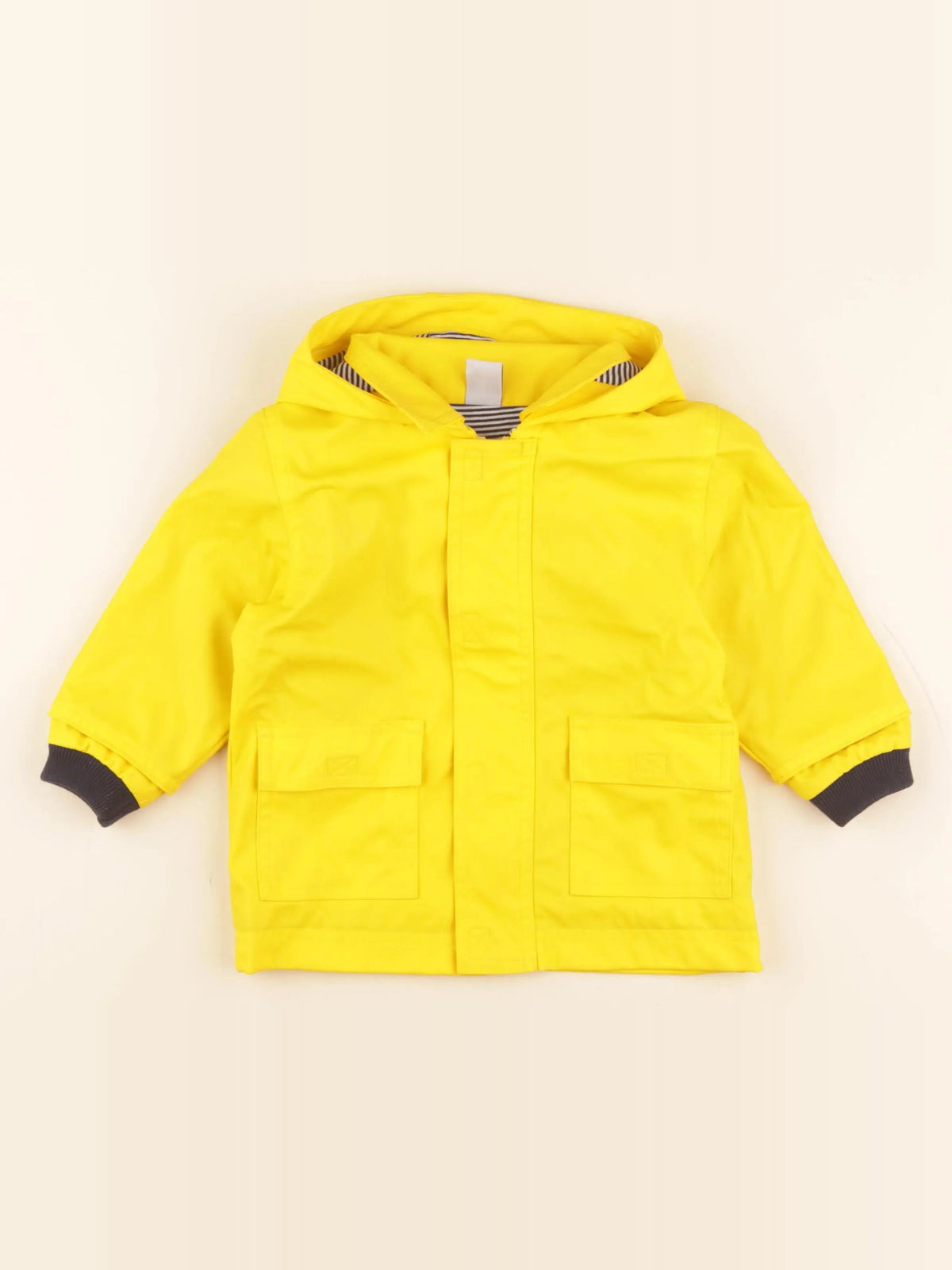 Petit Bateau - imperméable jaune - 12 mois