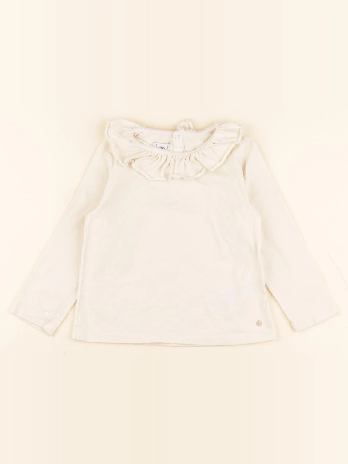 Petit Bateau - tee-shirt beige - 36 mois