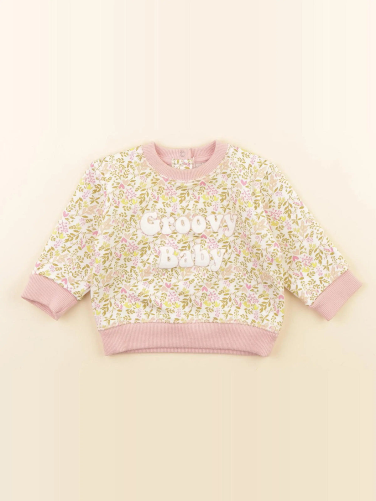 Bonton - sweat rose, jaune - 6 mois