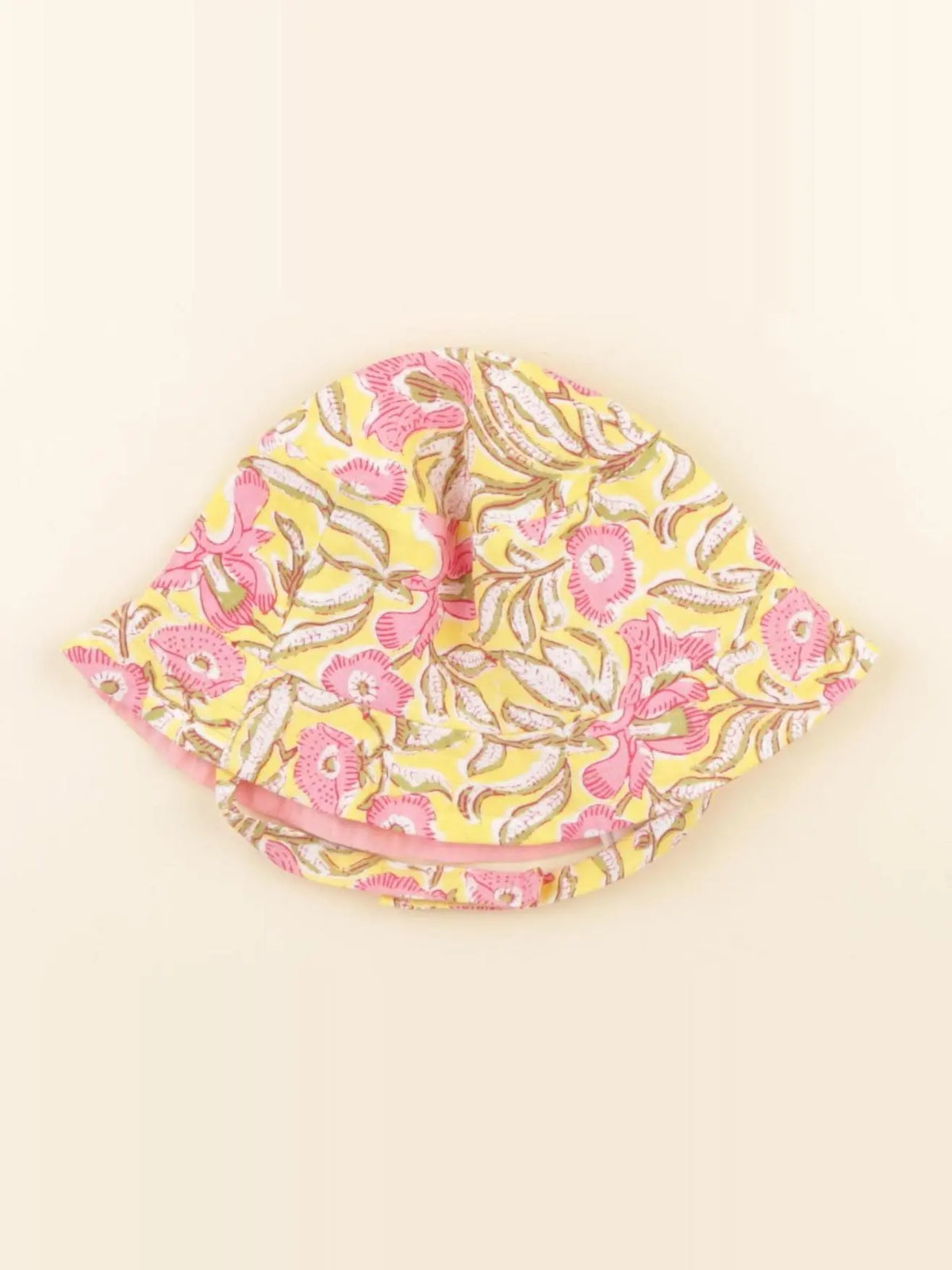 Louise Misha - chapeau jaune, rose - 12 mois
