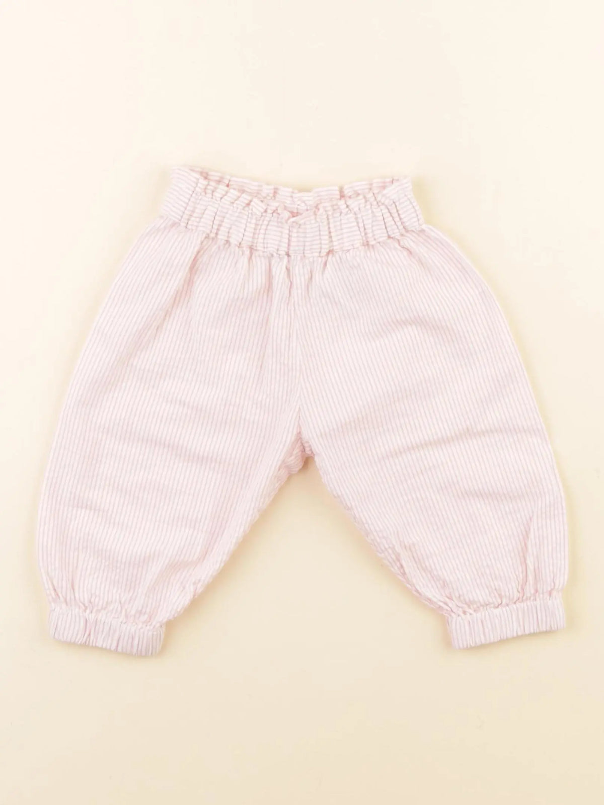 Bonton - pantalon rose - 6 mois