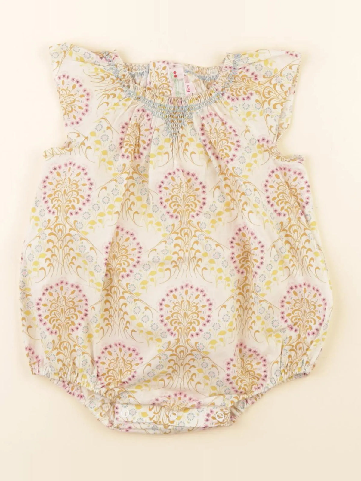 Bonpoint - combinaison multicolore, beige - 6 mois