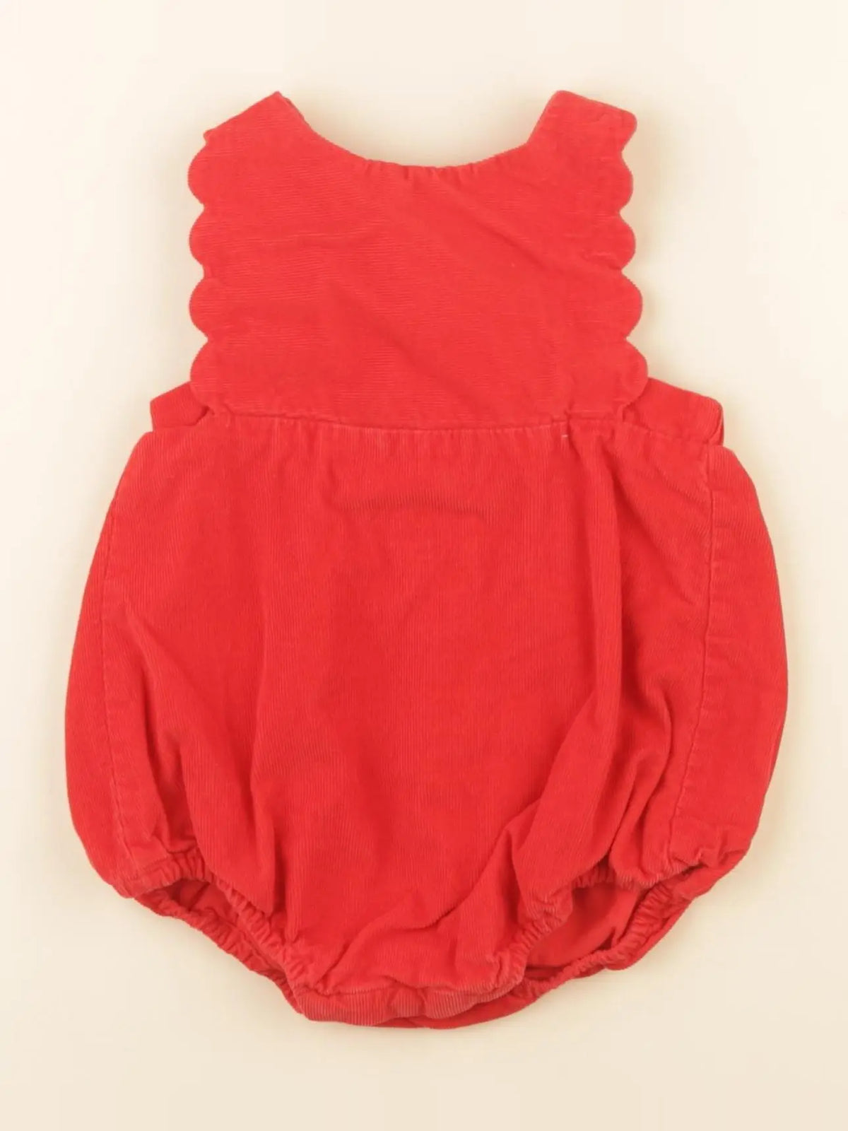 Jacadi - combinaison doublé rouge - 6 mois