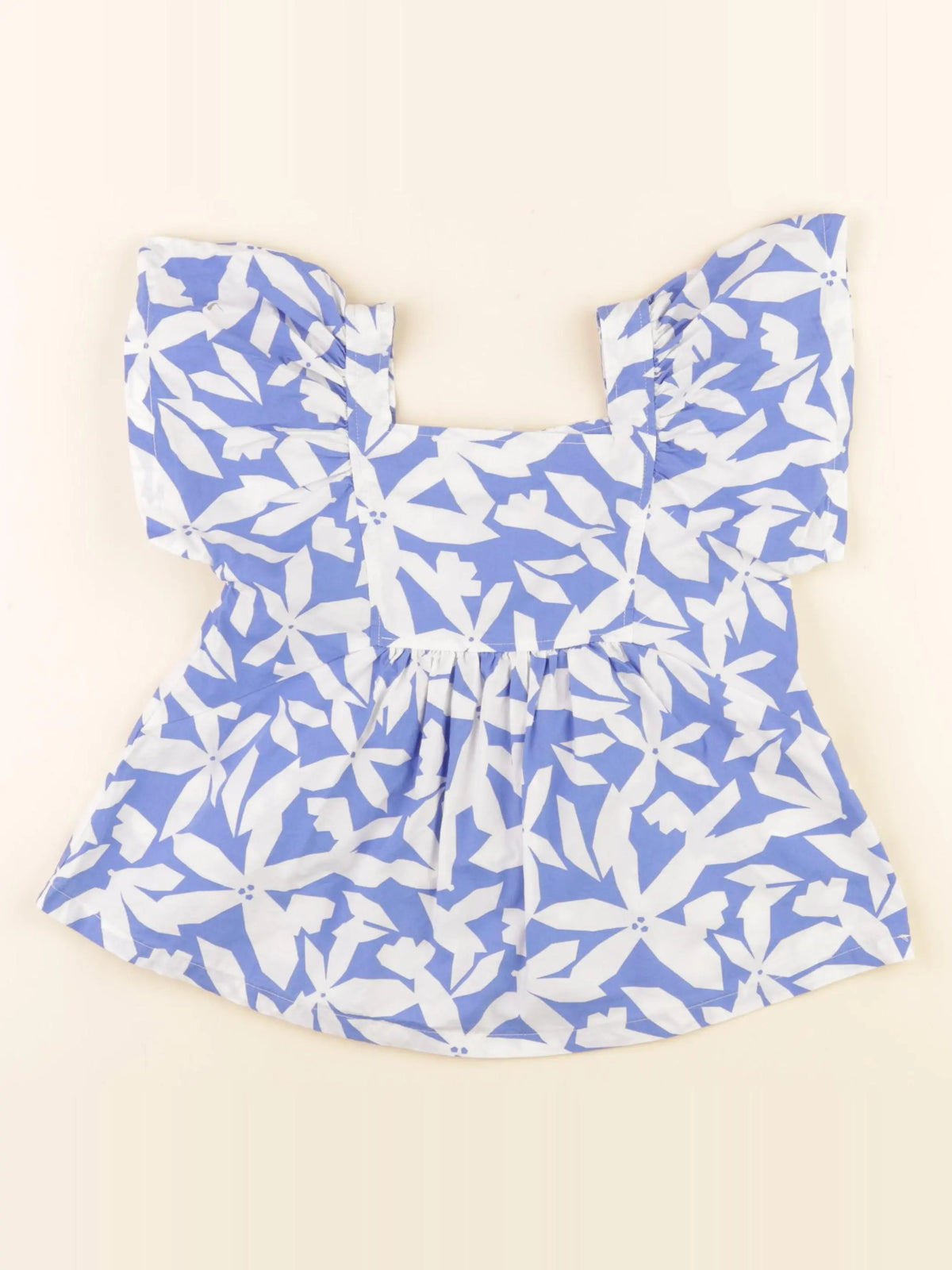 Okaidi - blouse bleu - 8 ans