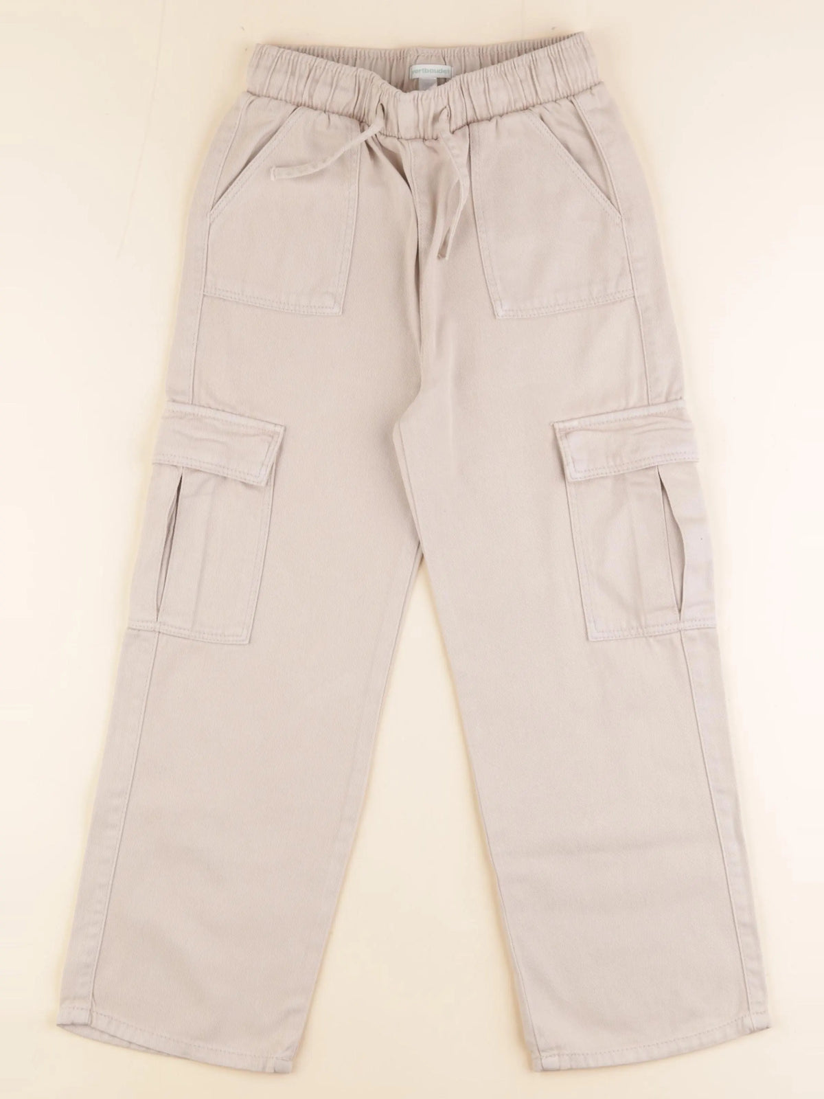 Vertbaudet - pantalon beige - 8 ans
