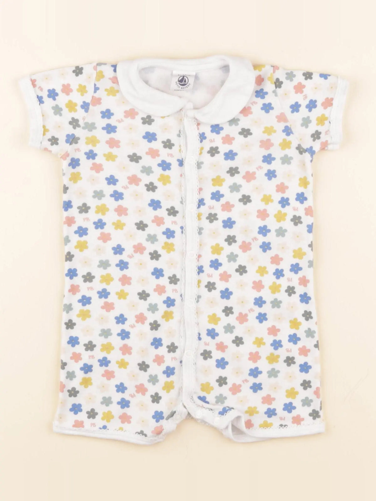 Petit Bateau - pyjama coton multicolore - 6 mois