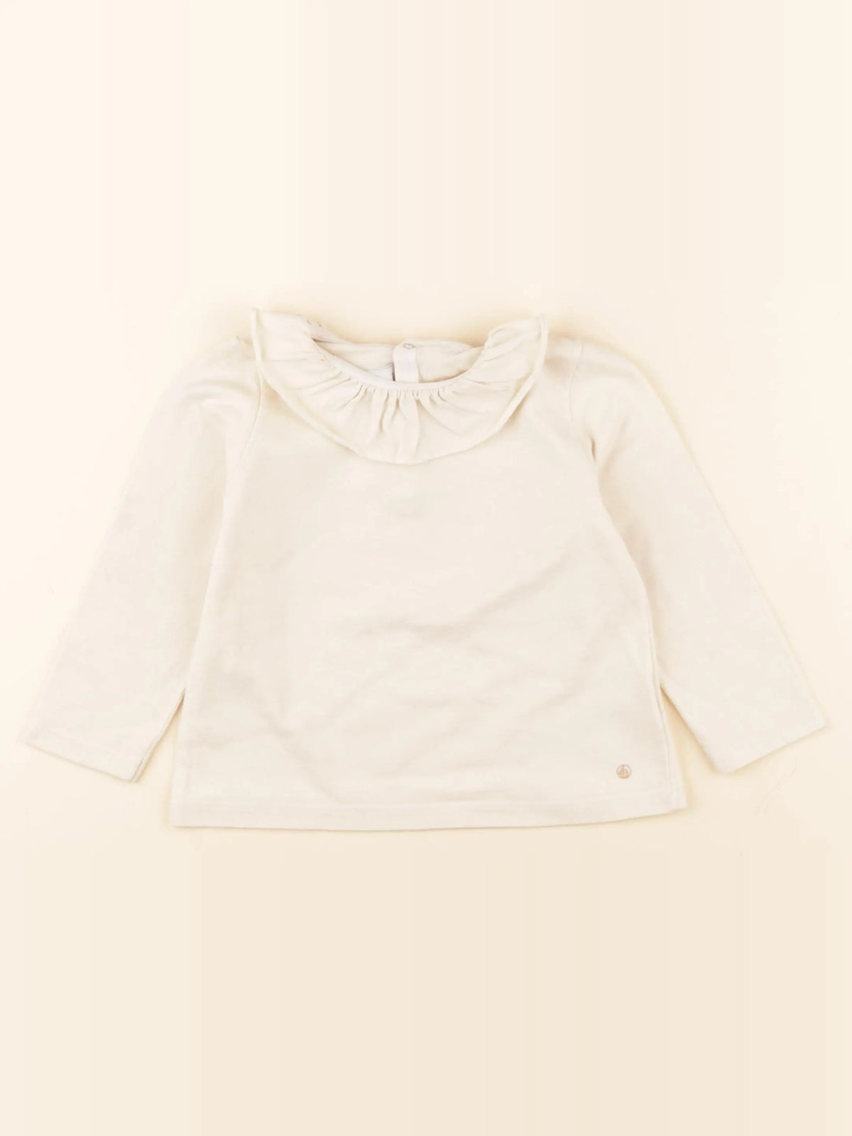 Petit Bateau - tee-shirt beige - 24 mois