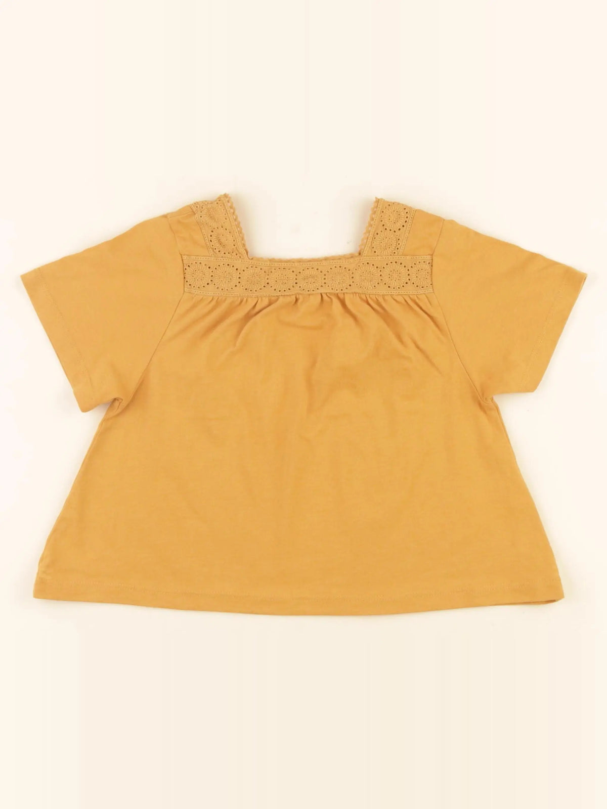Cyrillus - tee-shirt jaune - 4 ans