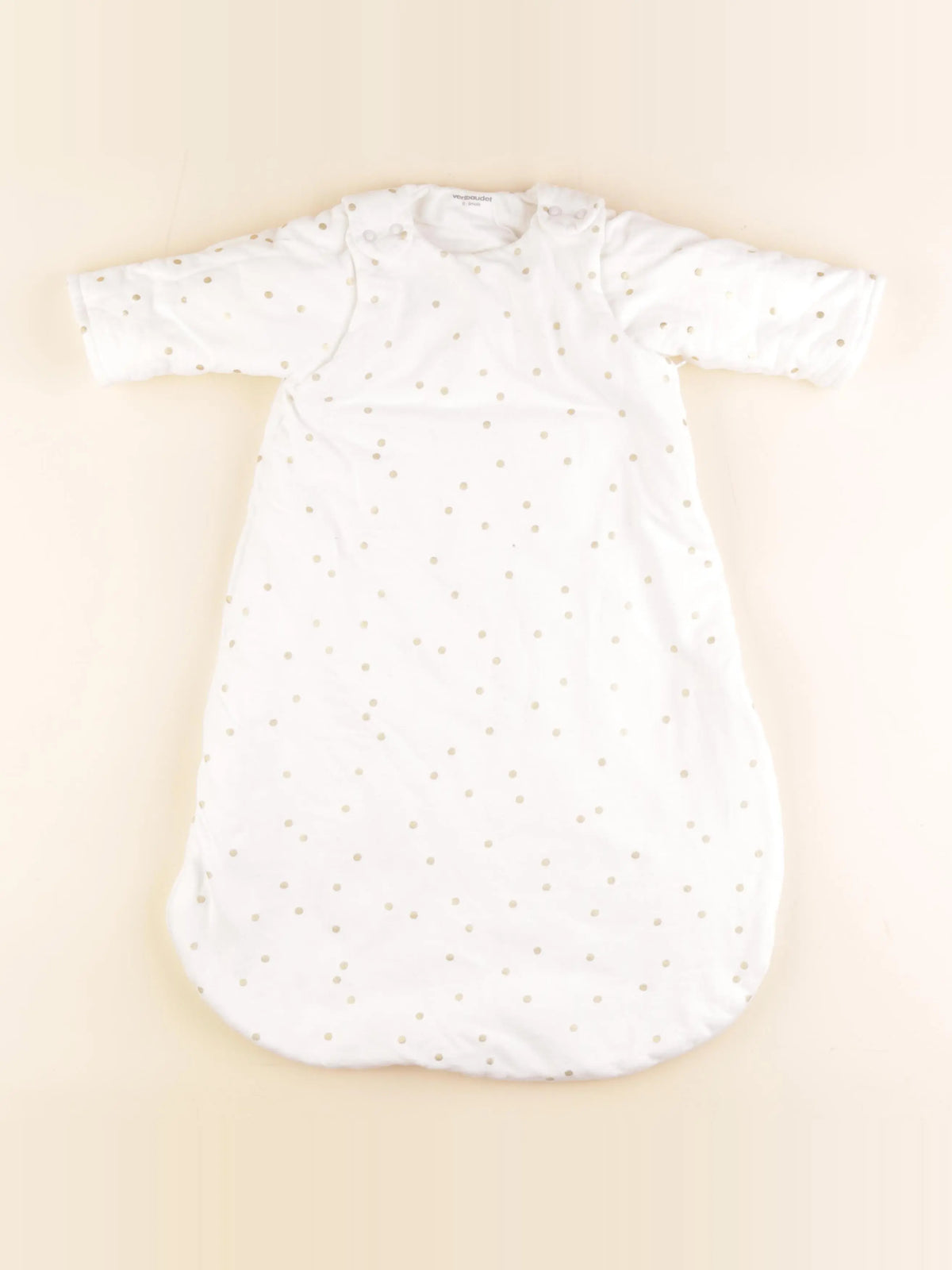 Vertbaudet - gigoteuse TOG 3 blanc, or - 0/6 mois