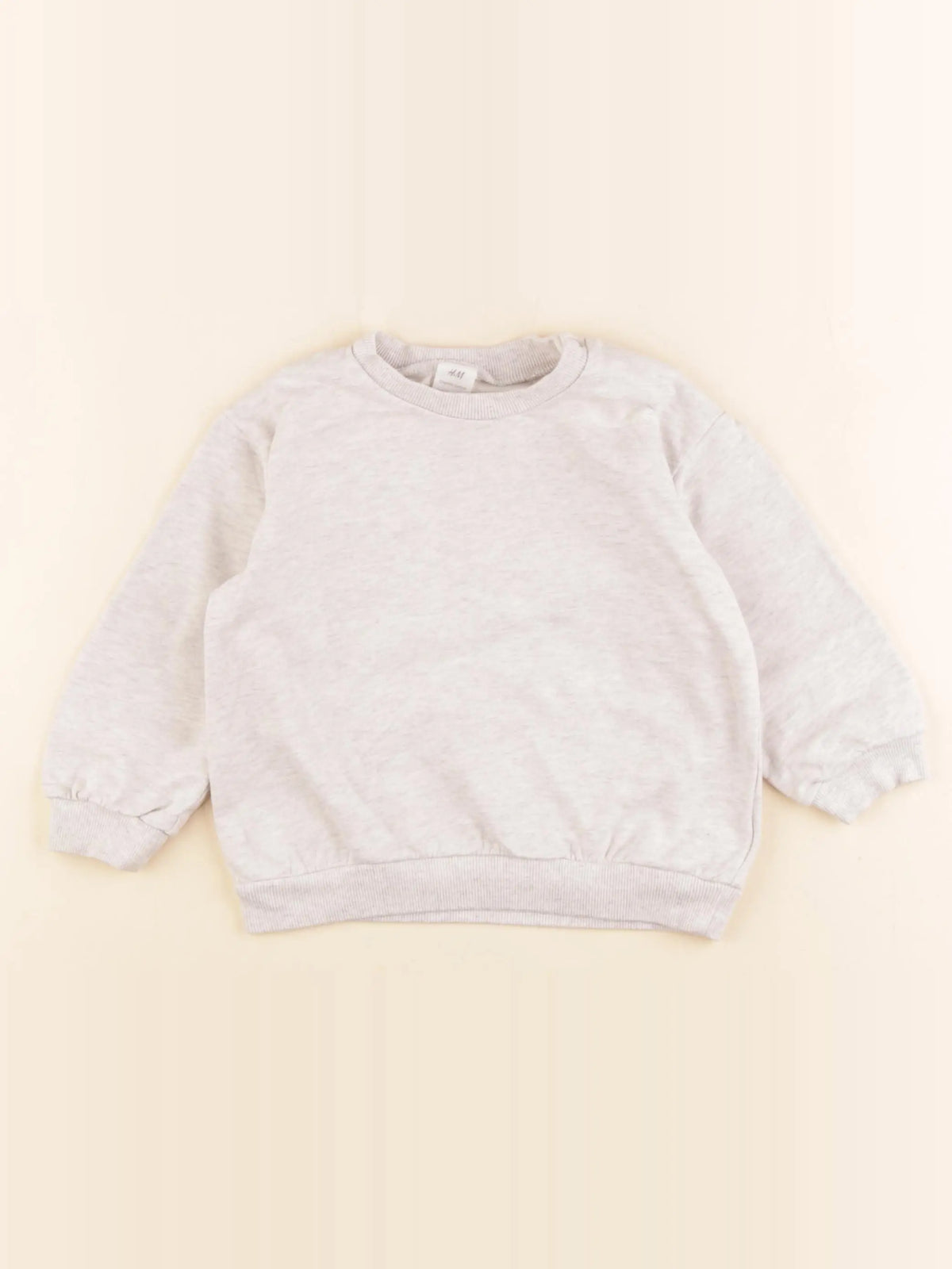 H&M - sweat gris - 12/18 mois
