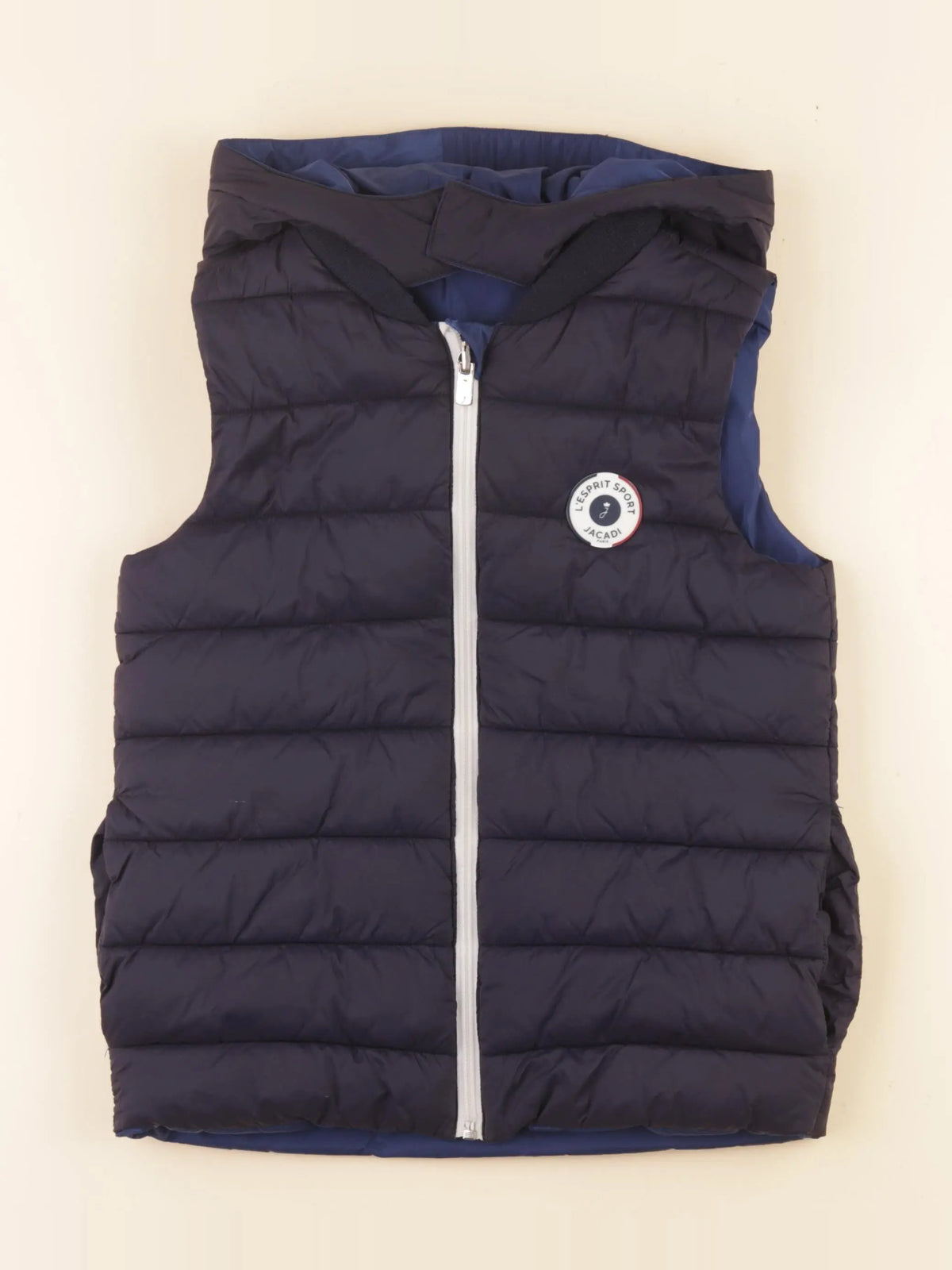 Jacadi - doudoune réversible bleu - 8 ans