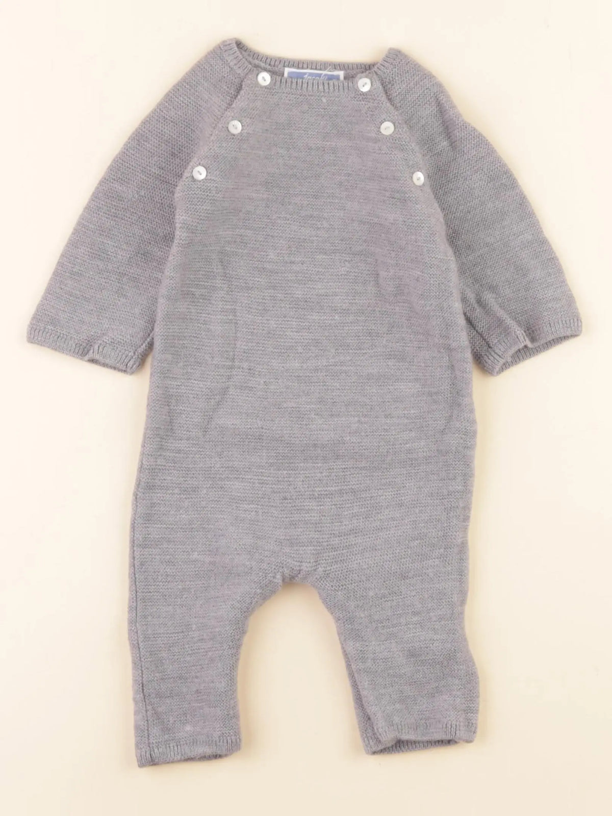 Jacadi - combinaison gris - 3 mois