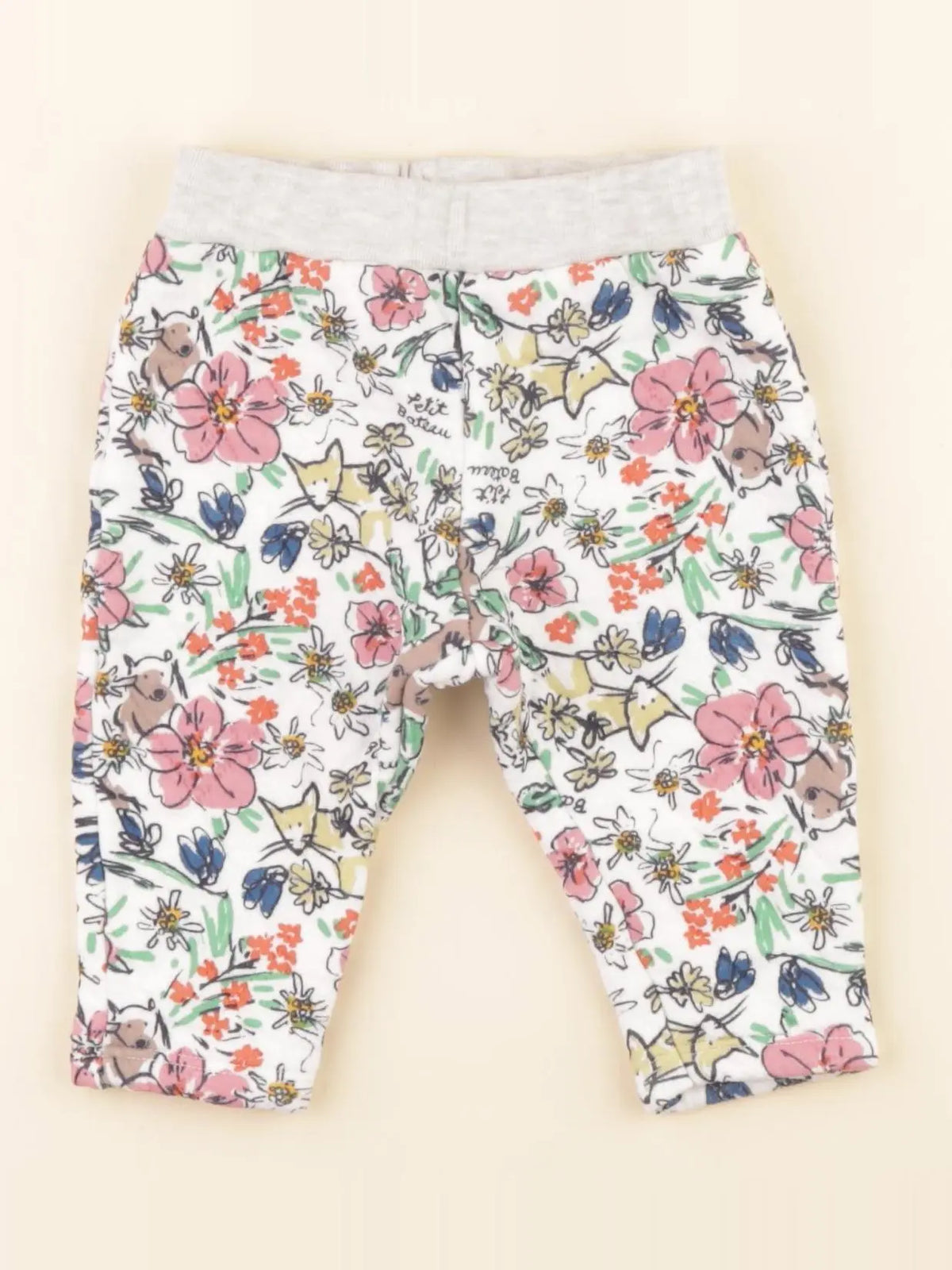 Petit Bateau - pantalon multicolore - 6 mois
