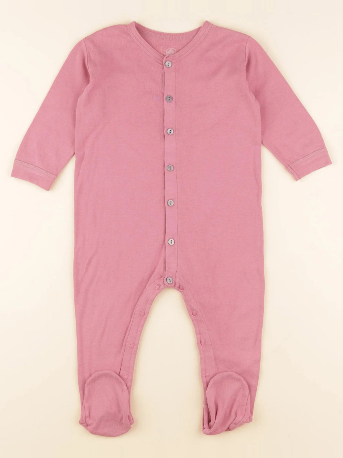 Petit Bateau - pyjama coton rose - 18 mois