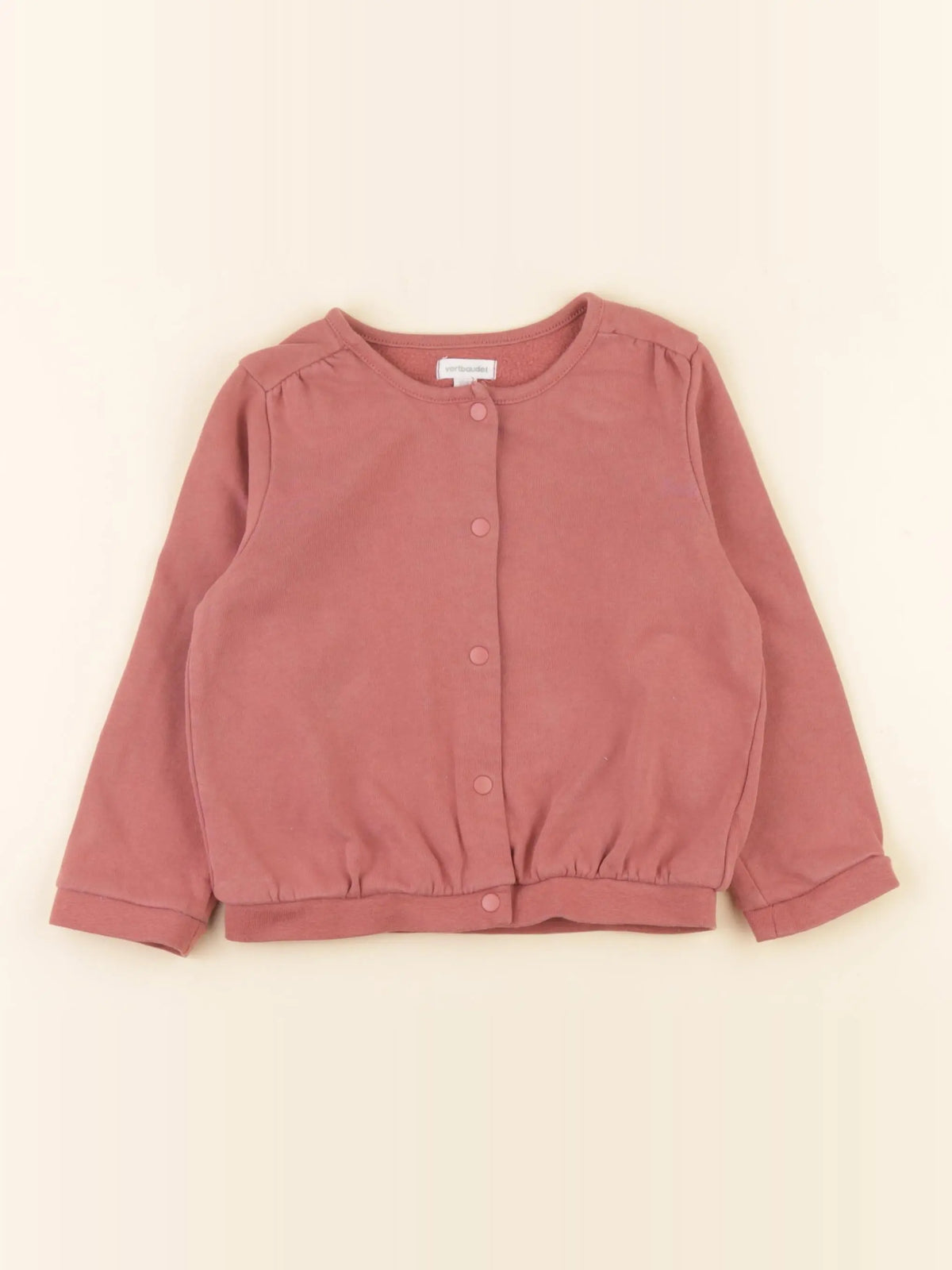 Vertbaudet - sweat rose - 36 mois