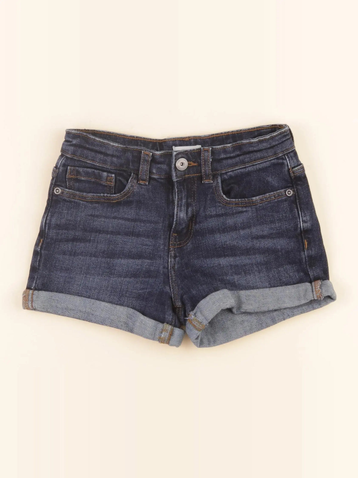 Vertbaudet - short bleu - 7 ans