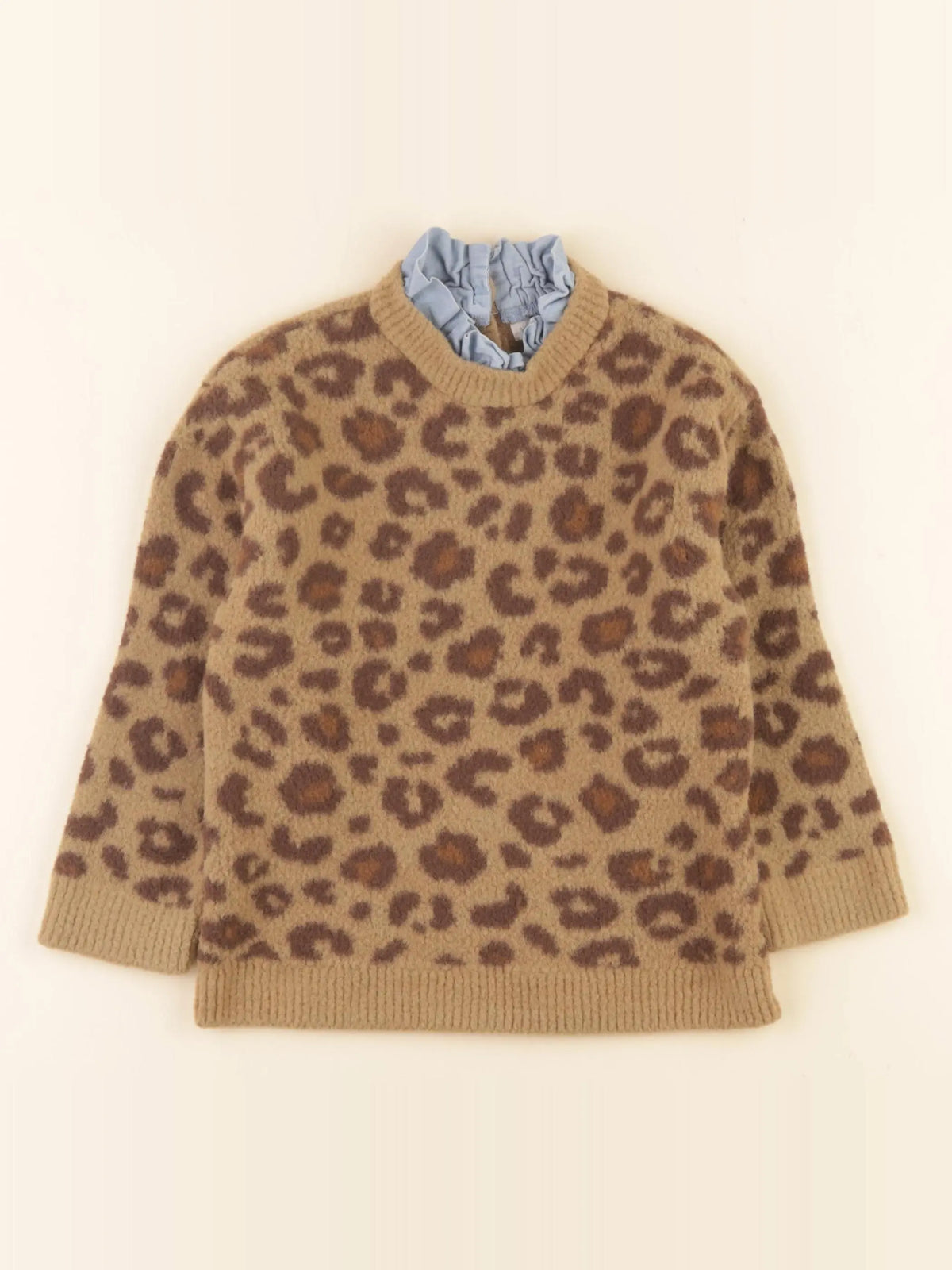 Vertbaudet - pull marron - 4 ans