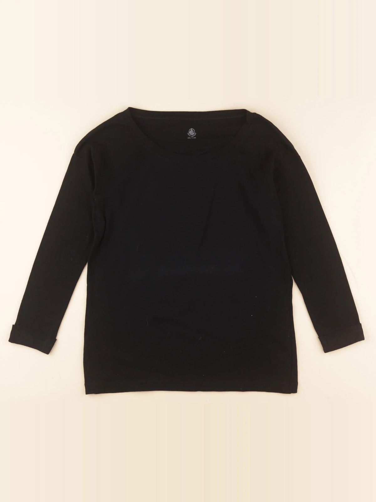 Petit Bateau - tee-shirt noir - 12 ans