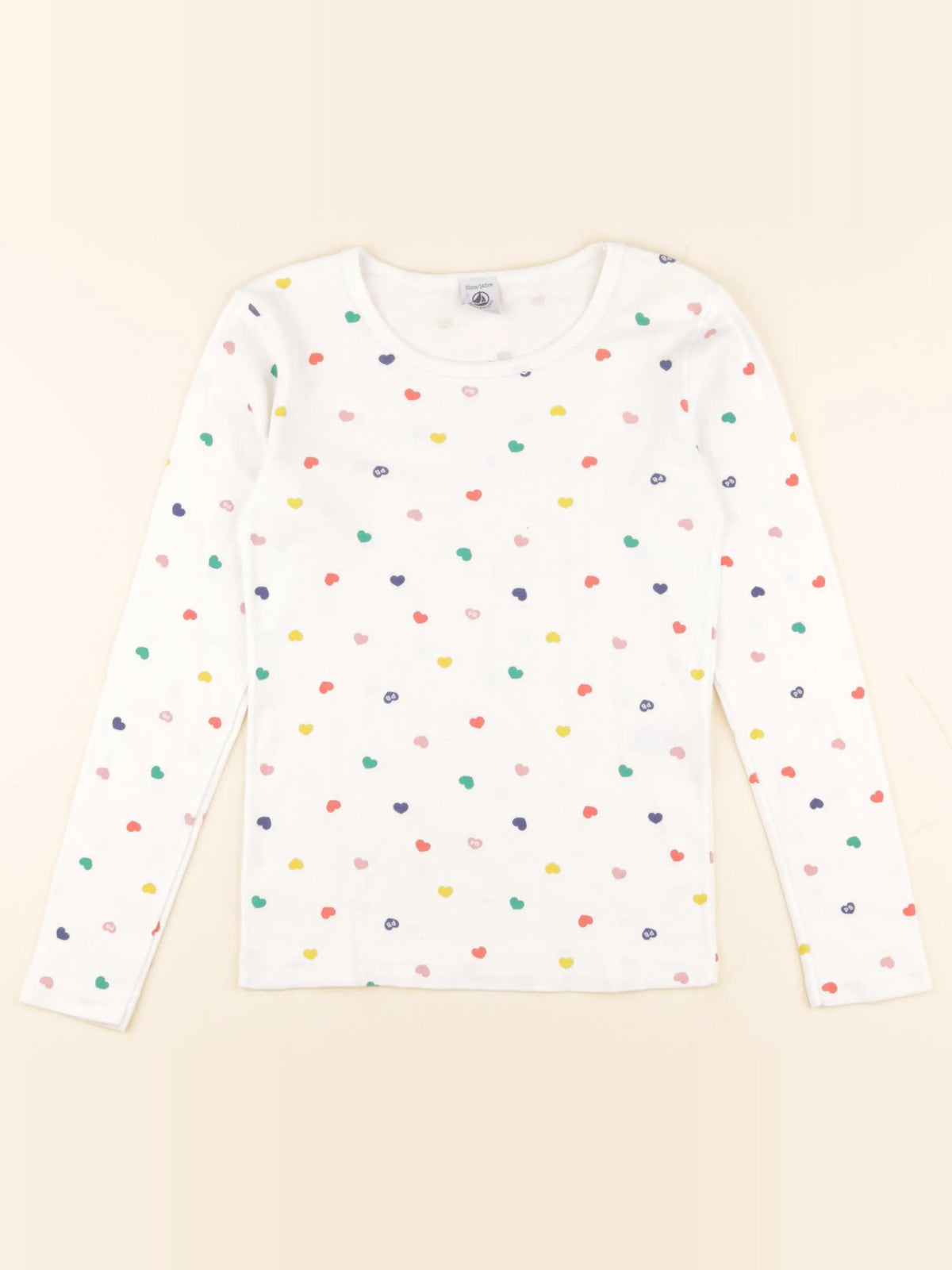 Petit Bateau - maillot de corps blanc, multicolore - 10 ans