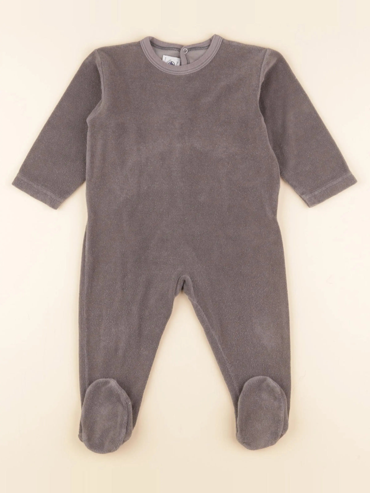 Petit Bateau - pyjama coton gris - 18 mois