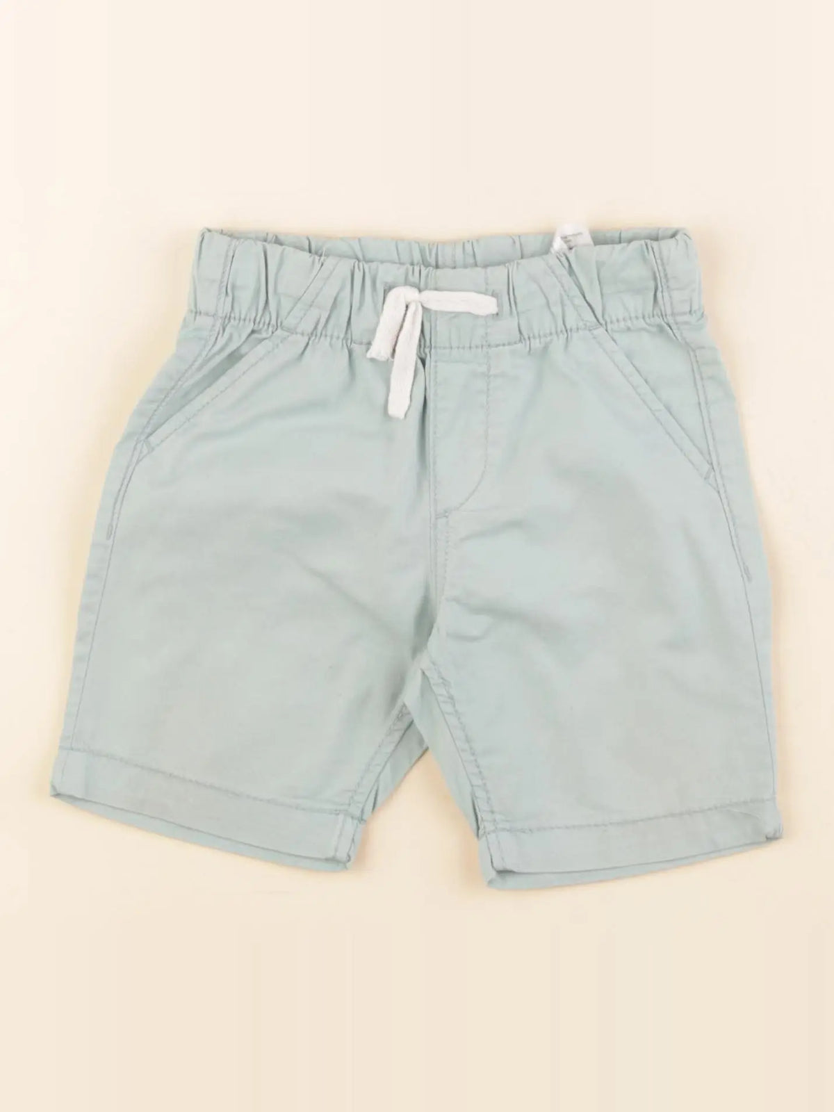 H&M - short vert - 9/12 mois