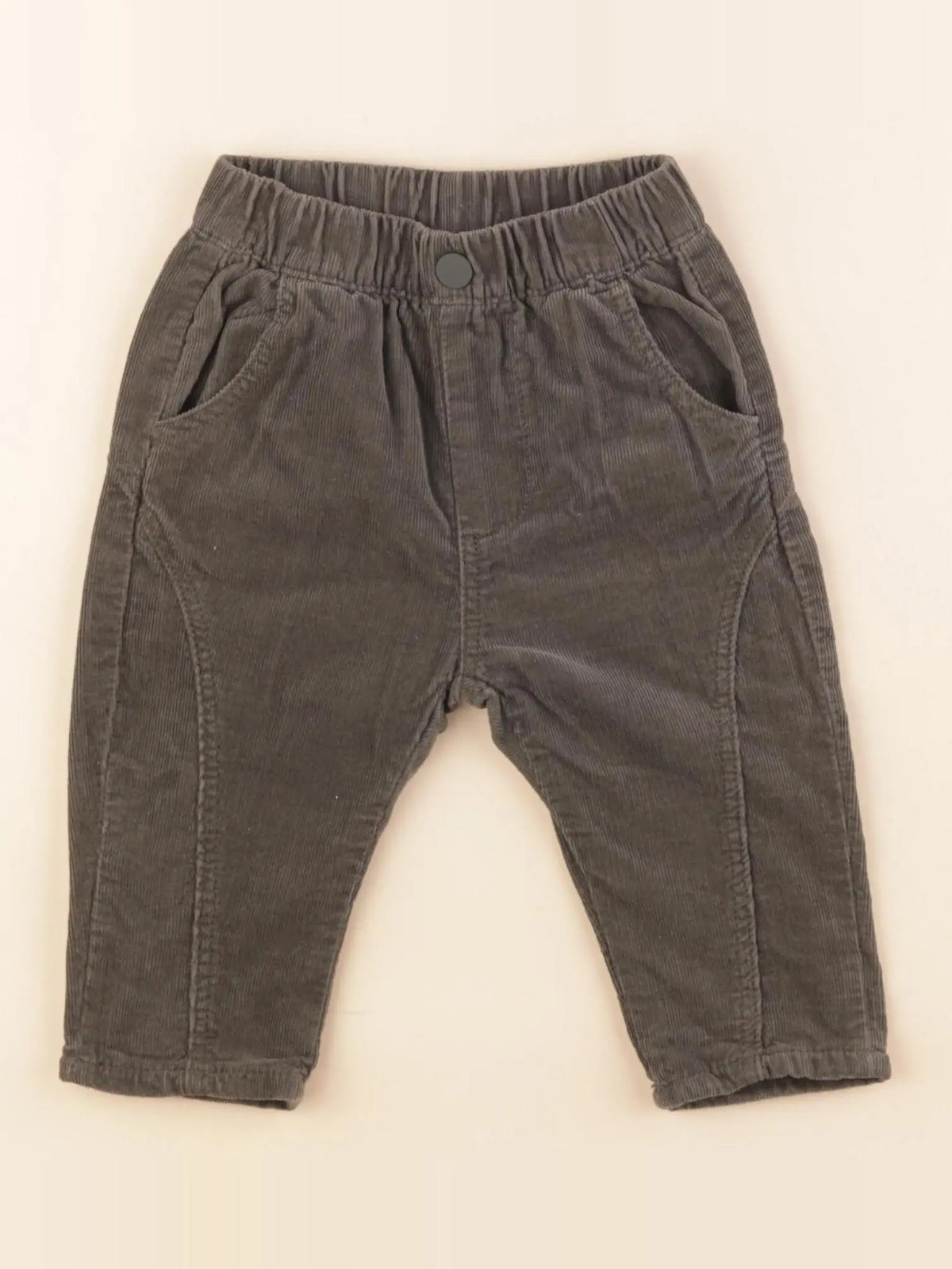 Zara - pantalon doublé marron - 6/9 mois