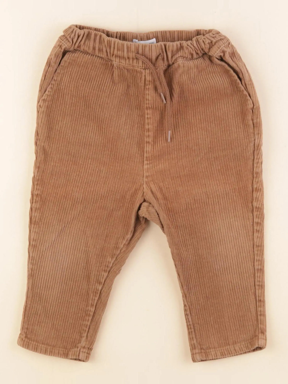 Vertbaudet - pantalon marron - 18 mois