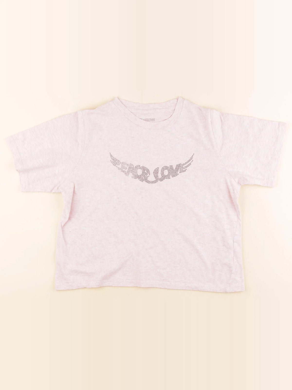 Zadig & Voltaire - tee-shirt rose - 16 ans
