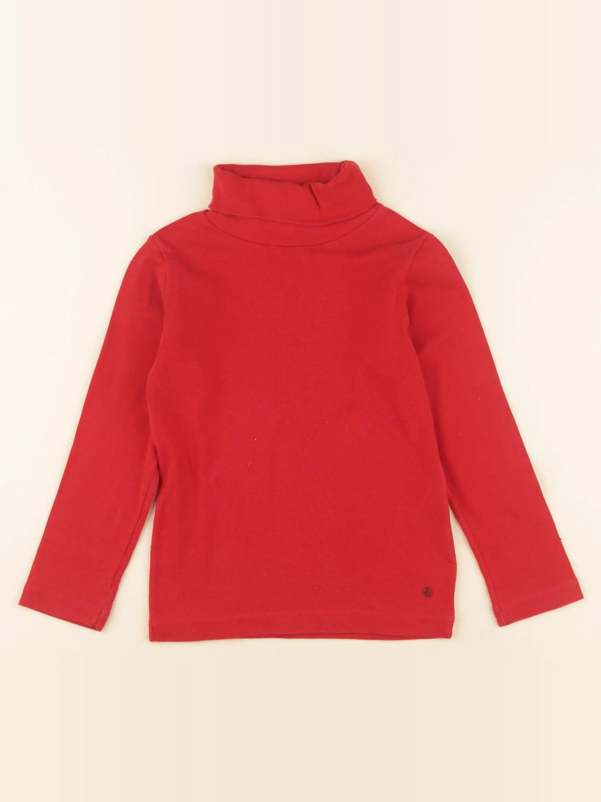 Petit Bateau - sous-pull rouge - 4 ans