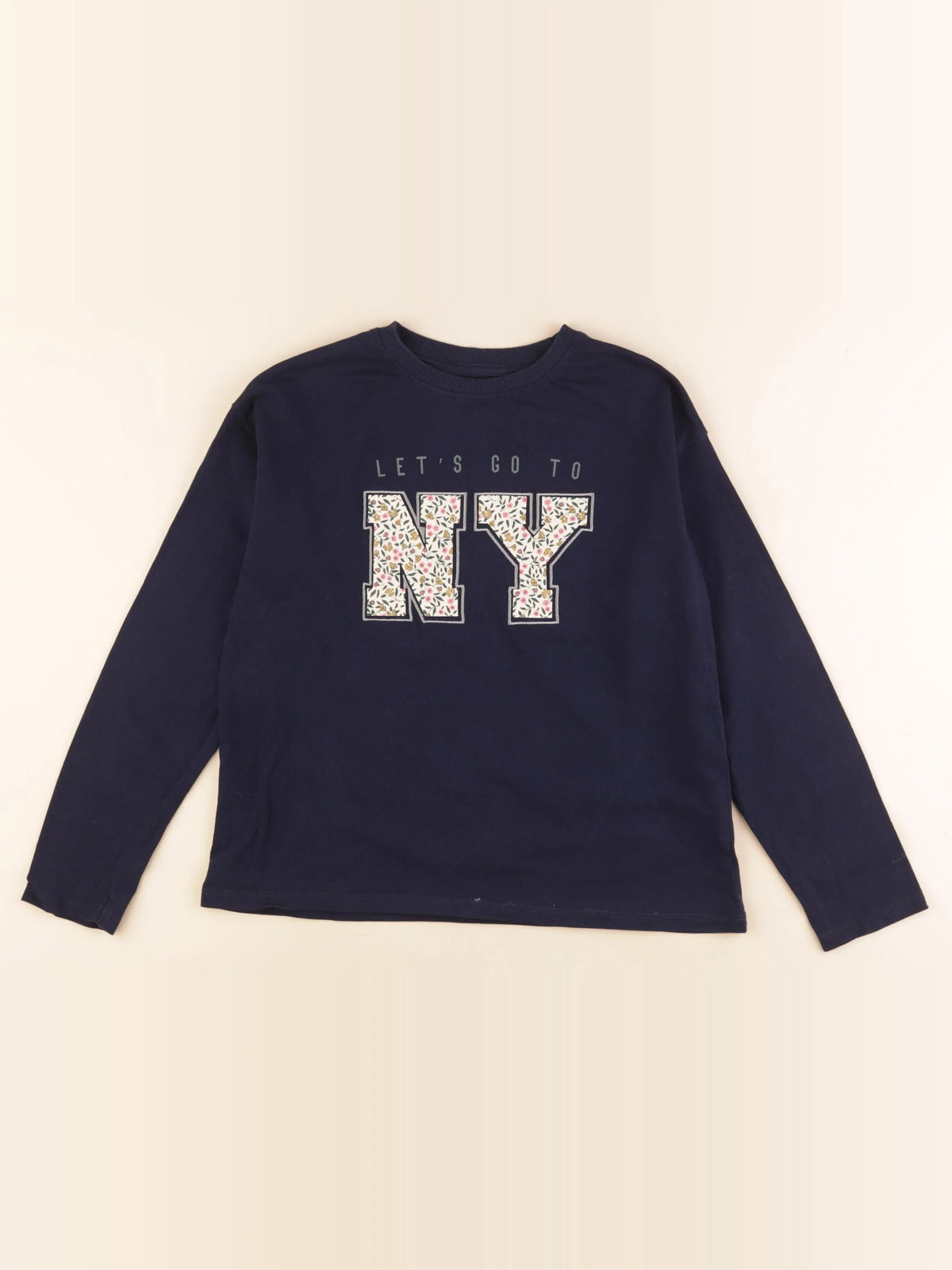 Vertbaudet - tee-shirt bleu - 12 ans