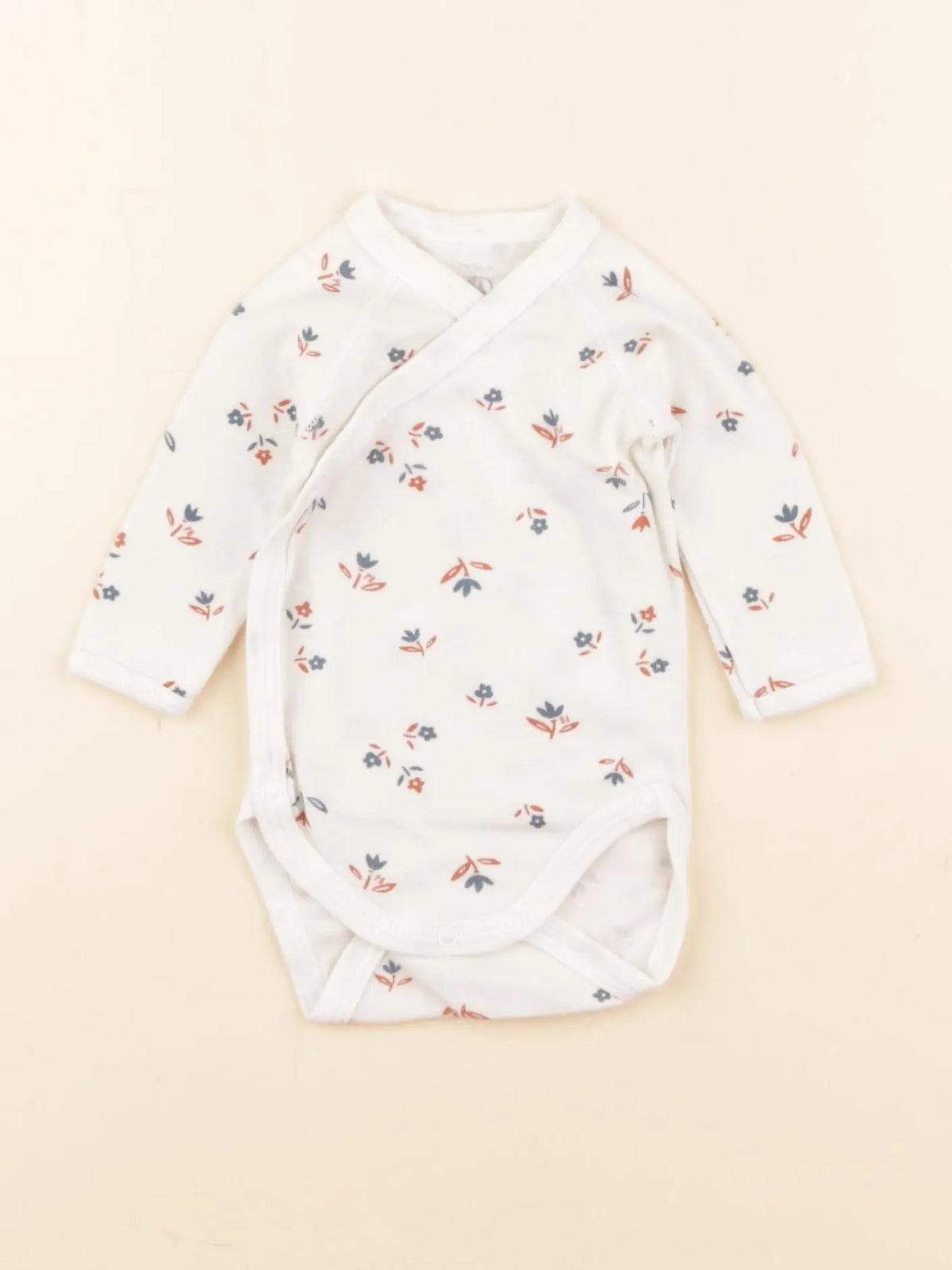 Petit Bateau - body blanc - 1 mois