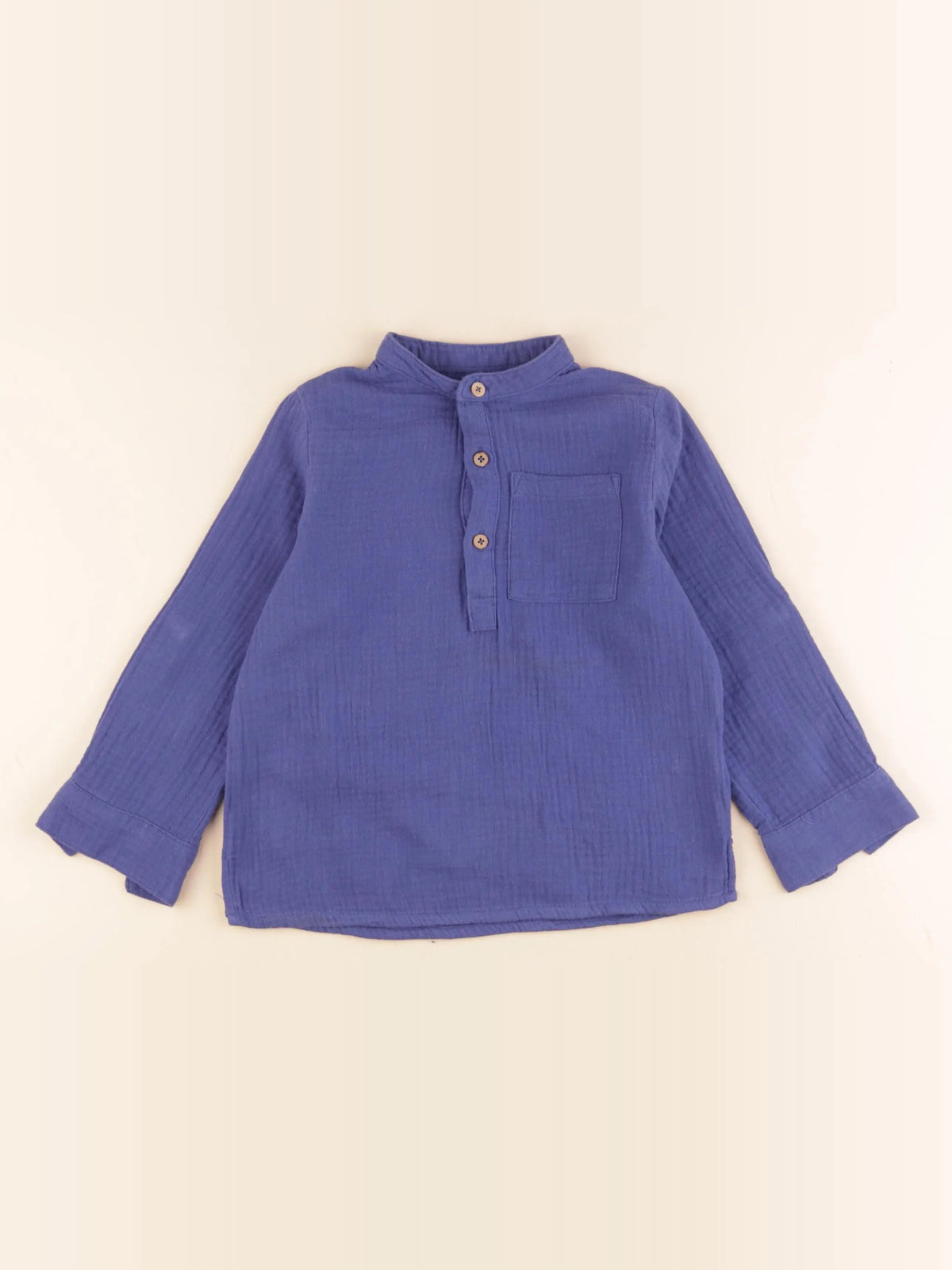 Vertbaudet - chemise bleu - 5 ans