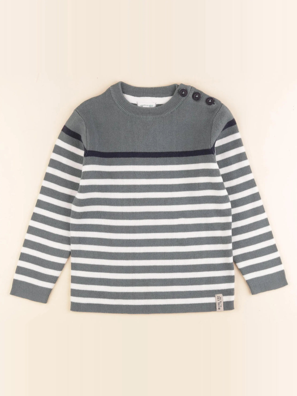 Vertbaudet - pull vert - 5 ans