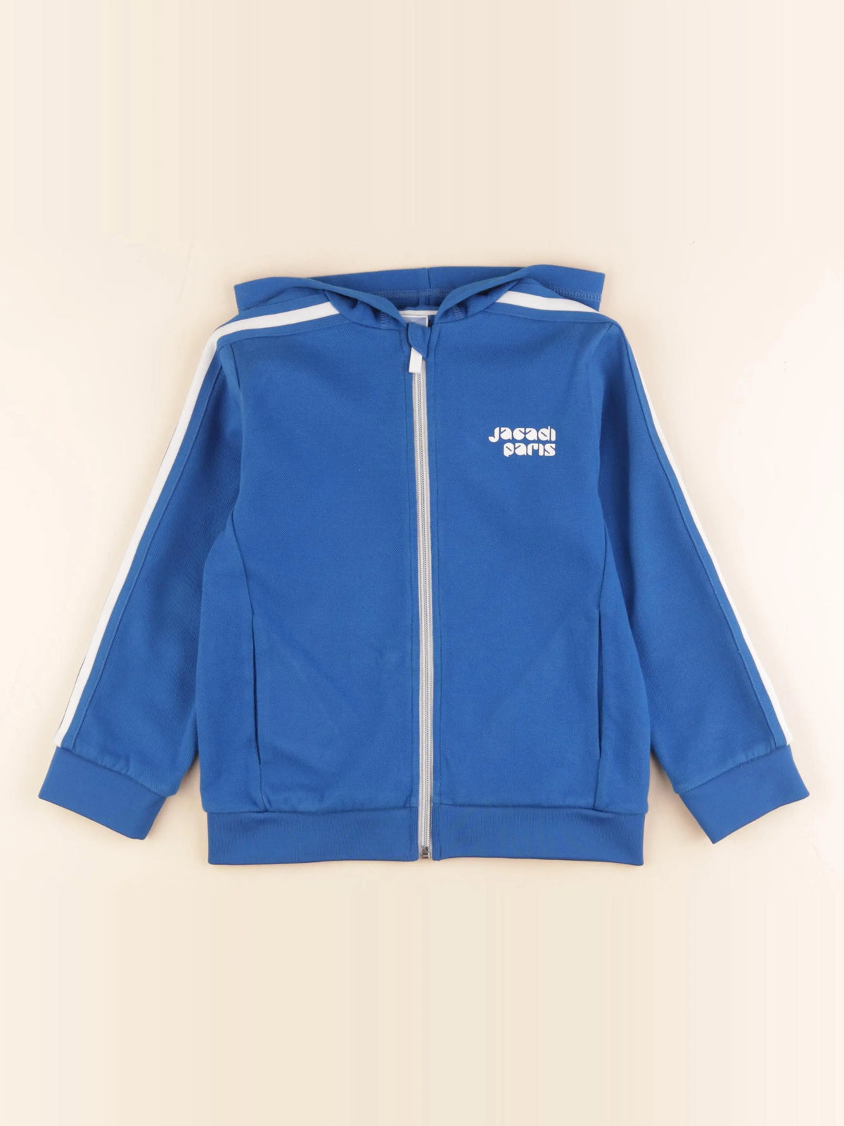 Jacadi - sweat bleu - 8 ans