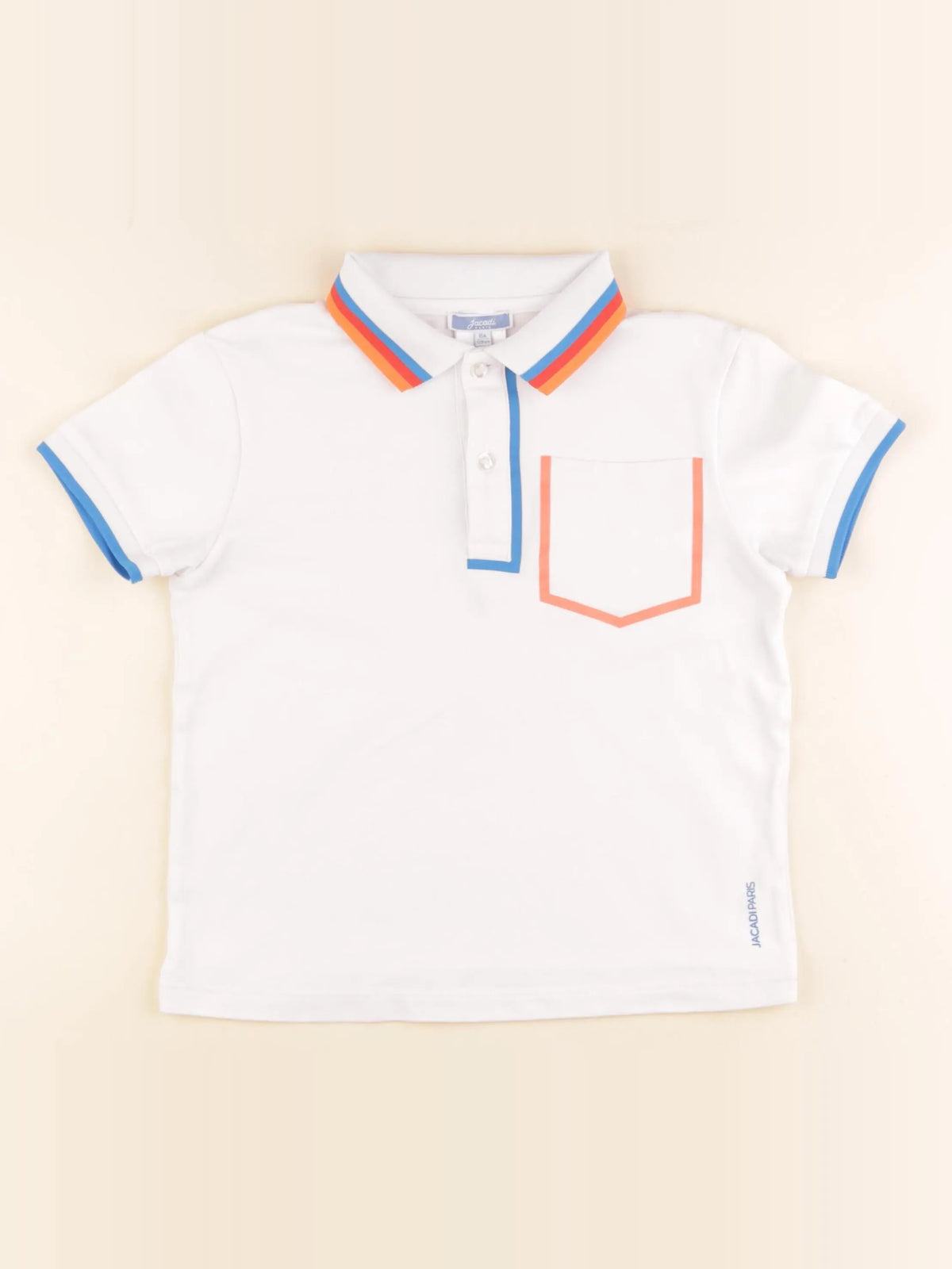 Jacadi - polo blanc - 8 ans