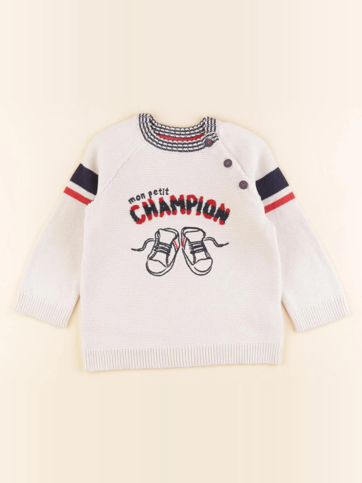 Tape à l'oeil - pull beige - 24 mois
