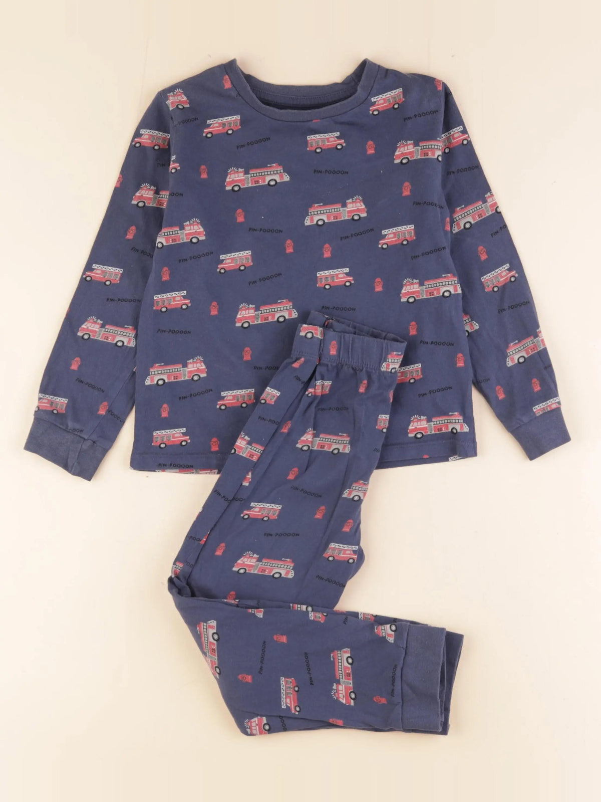 Vertbaudet - pyjama coton bleu - 5 ans