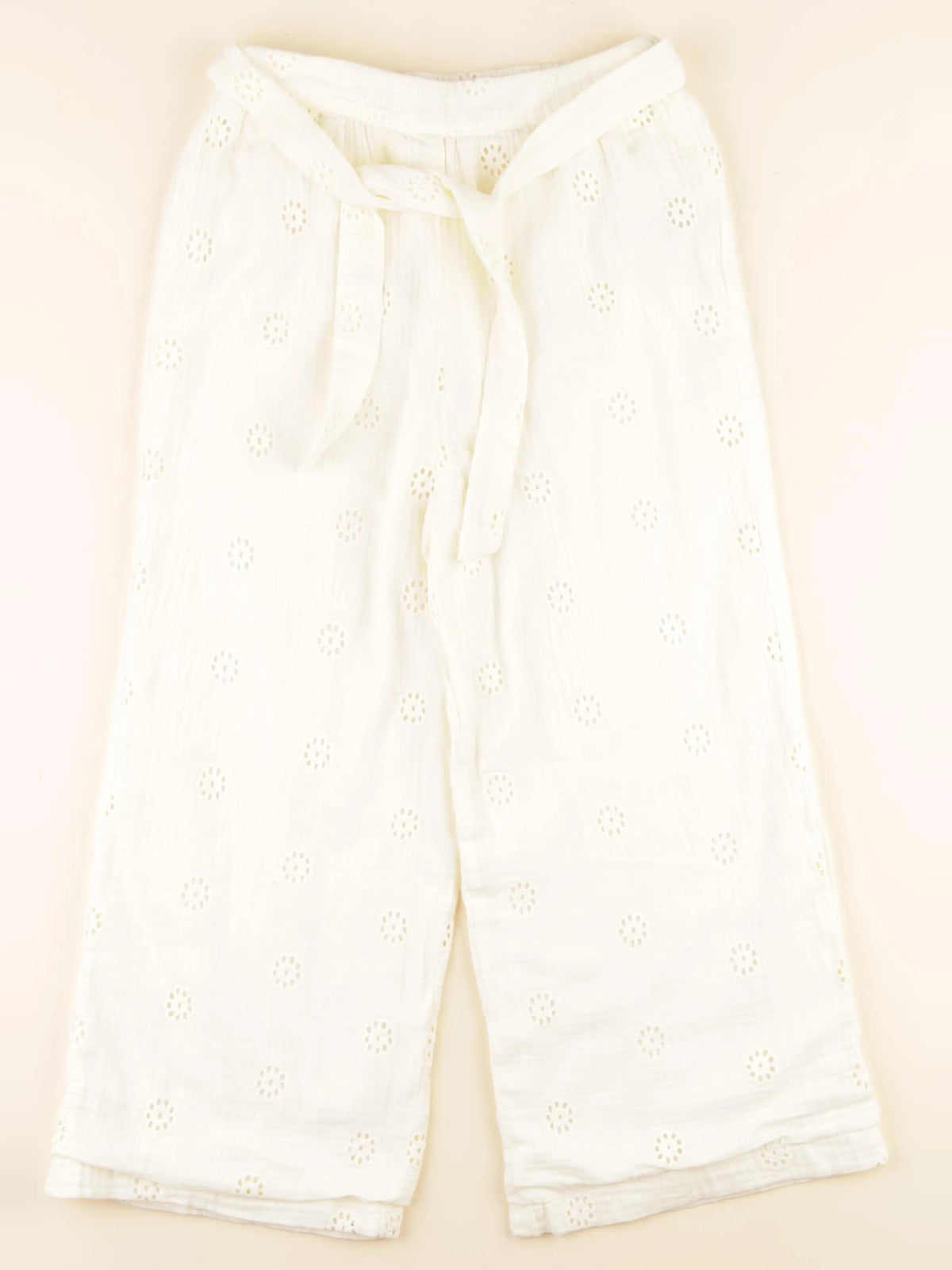 Vertbaudet - pantalon blanc - 10 ans