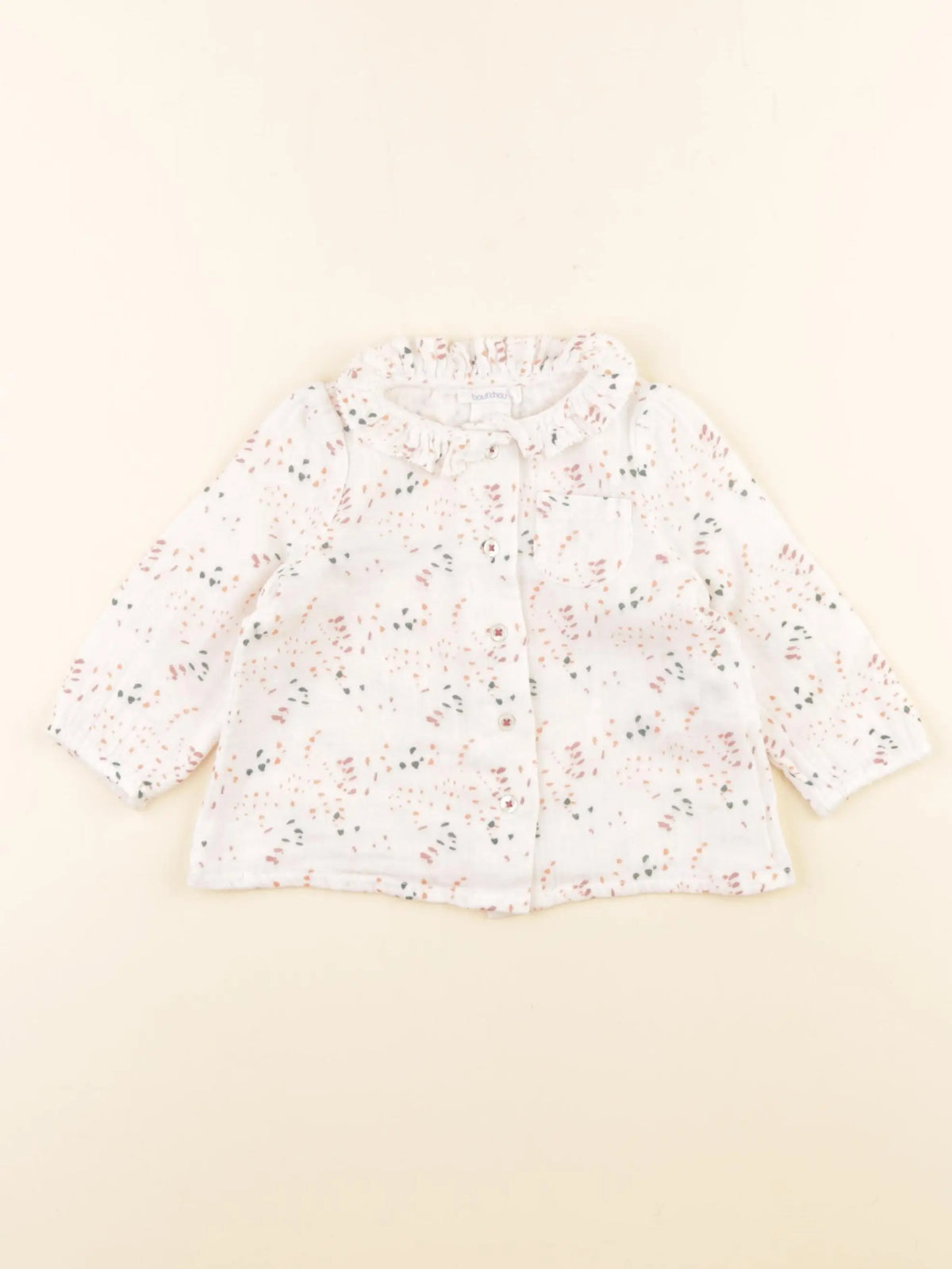 Boutchou - chemise multicolore - 6 mois