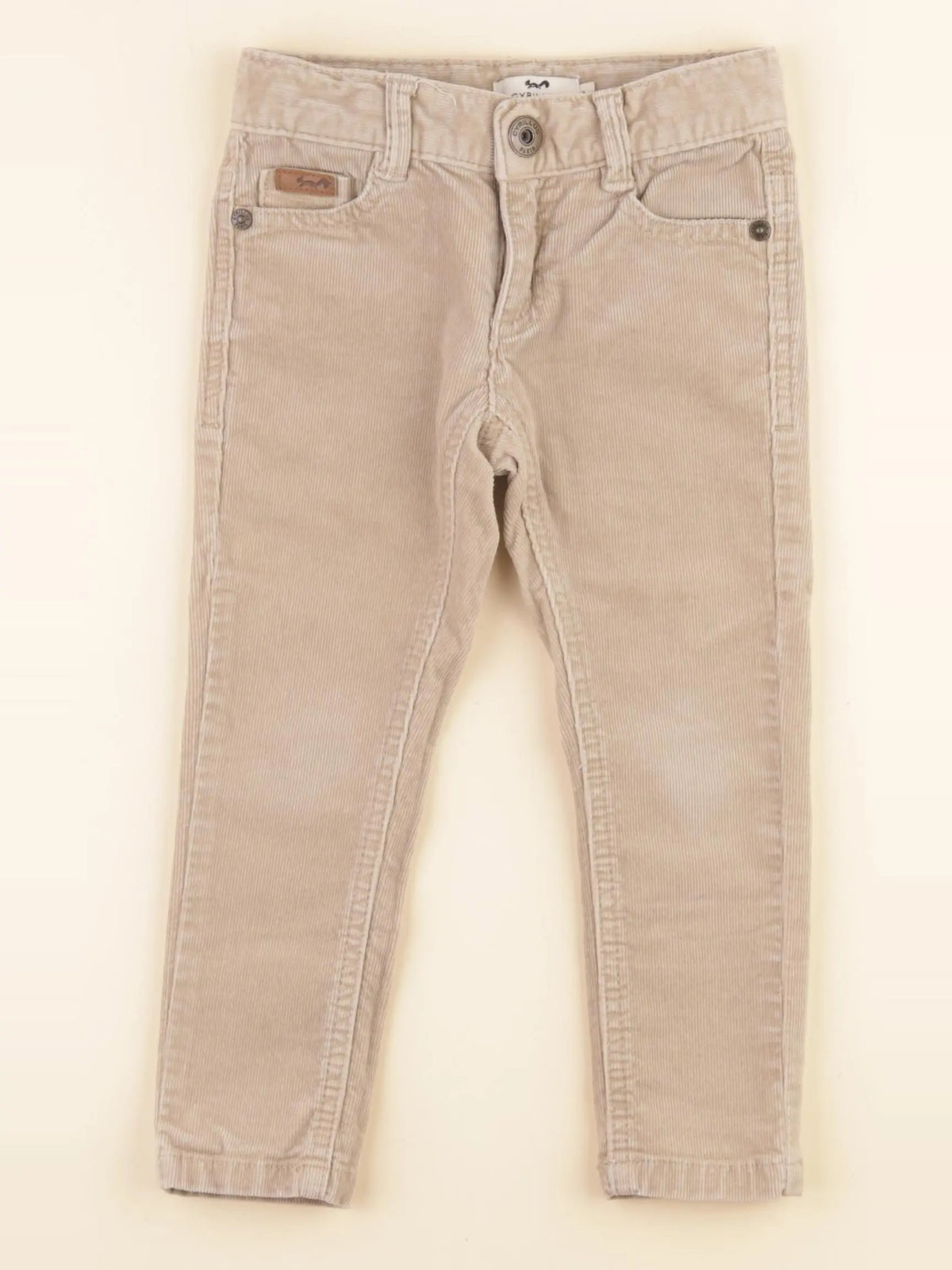 Cyrillus - pantalon beige - 5 ans