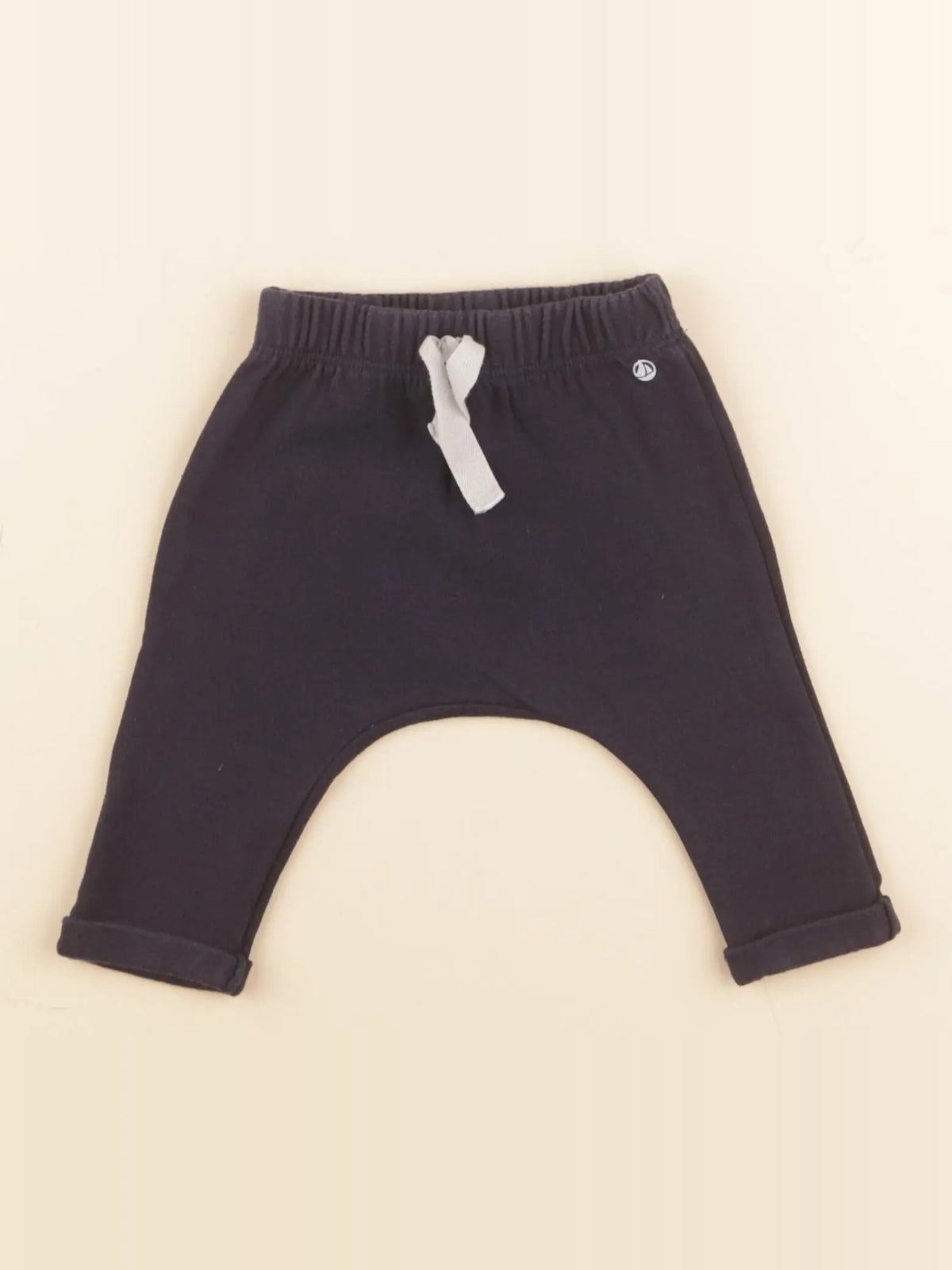 Petit Bateau - pantalon bleu - 3 mois