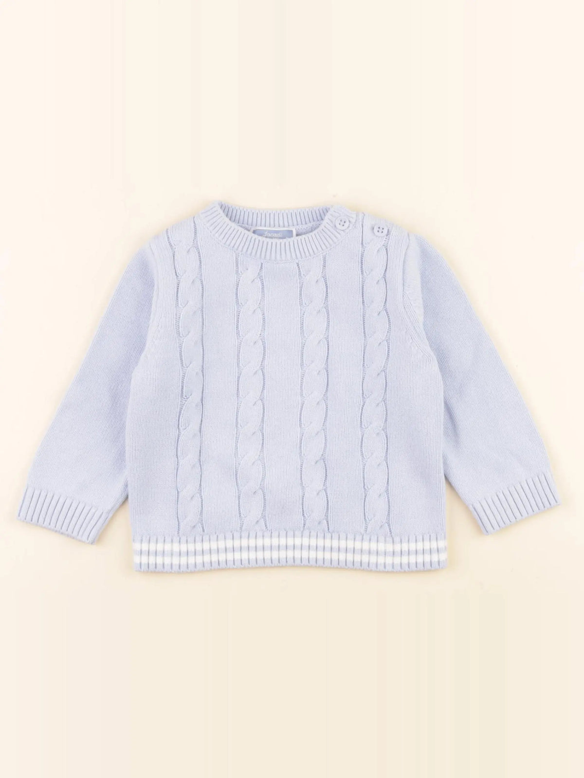 Jacadi - pull bleu - 18 mois