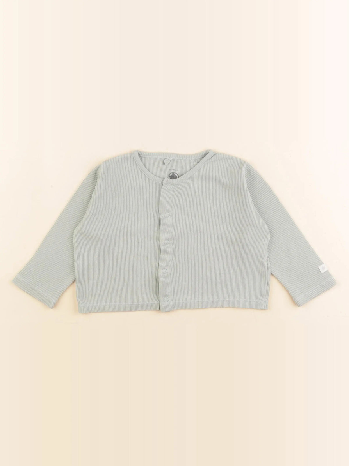 Petit Bateau - tee-shirt vert - 12 mois