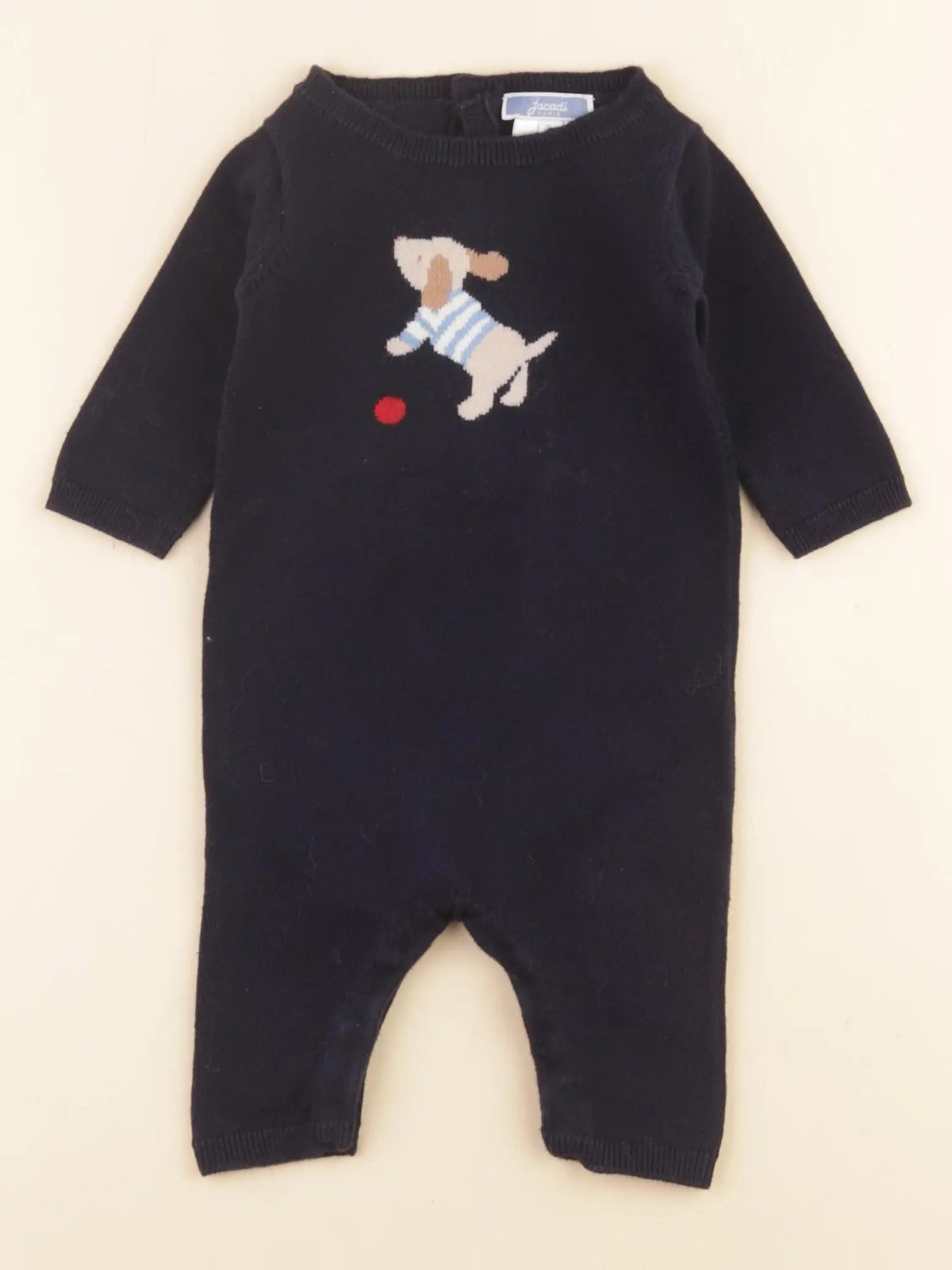 Petit Bateau - combinaison bleu - 3 mois