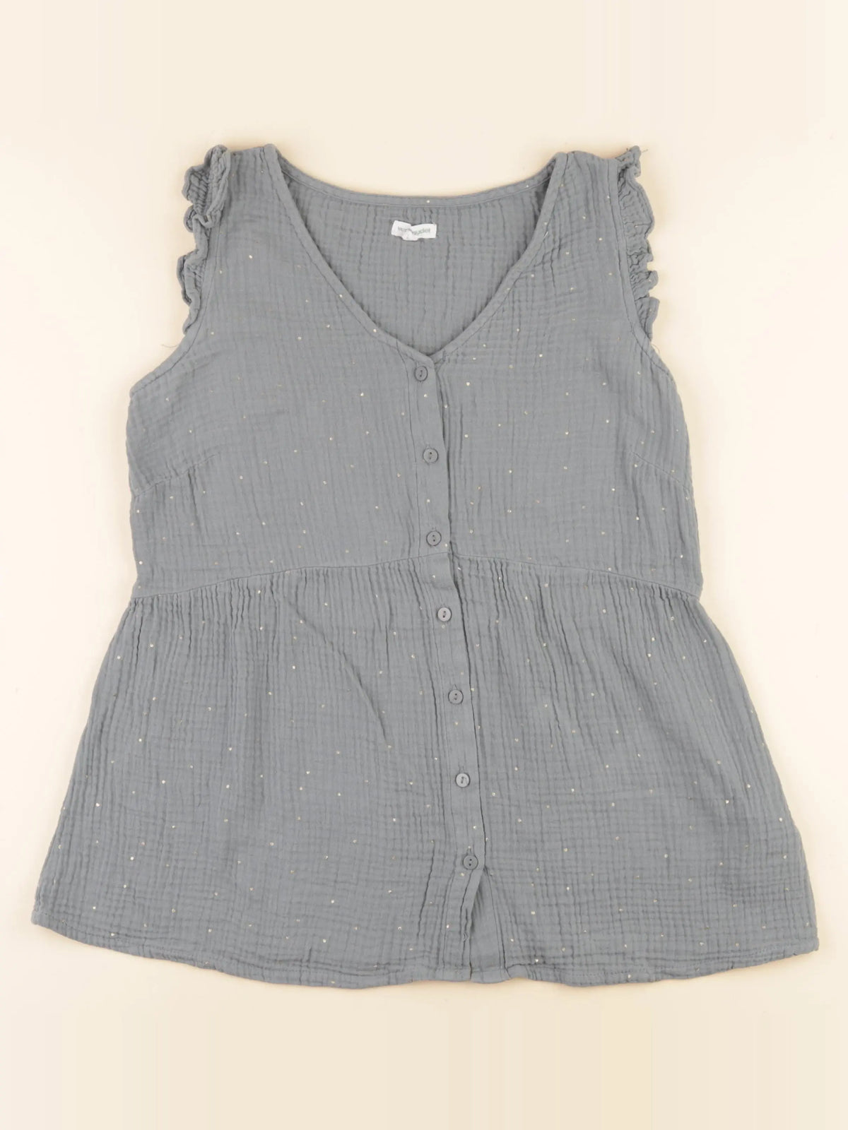 Vertbaudet - blouse grossesse, allaitement vert, or - 34