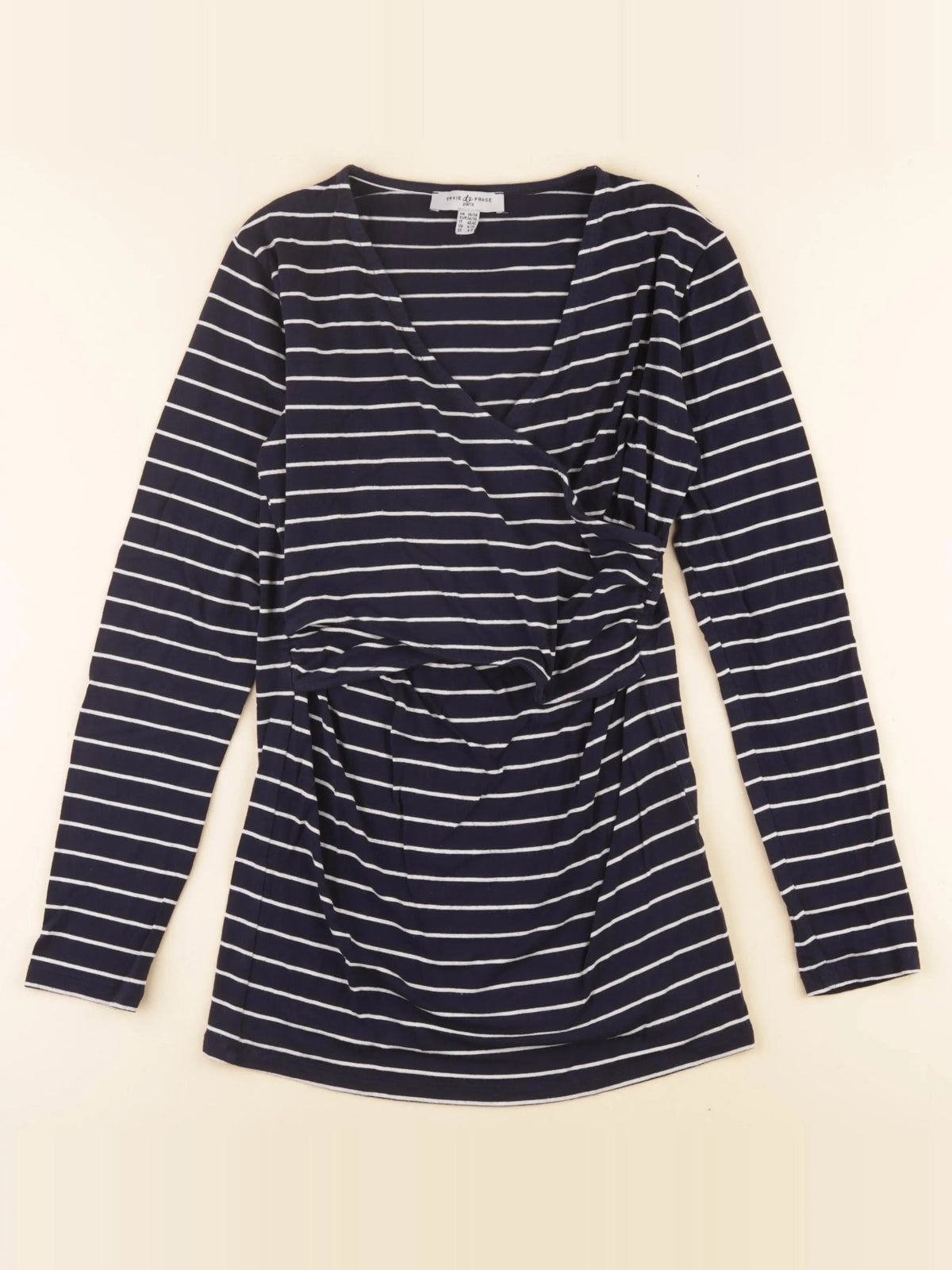 Envie de fraise - tee-shirt grossesse, allaitement bleu - 36 à 38