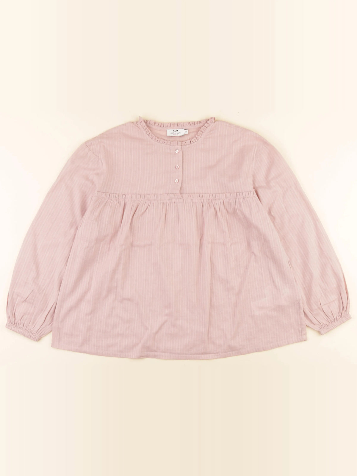Cyrillus - blouse rose - 12 ans
